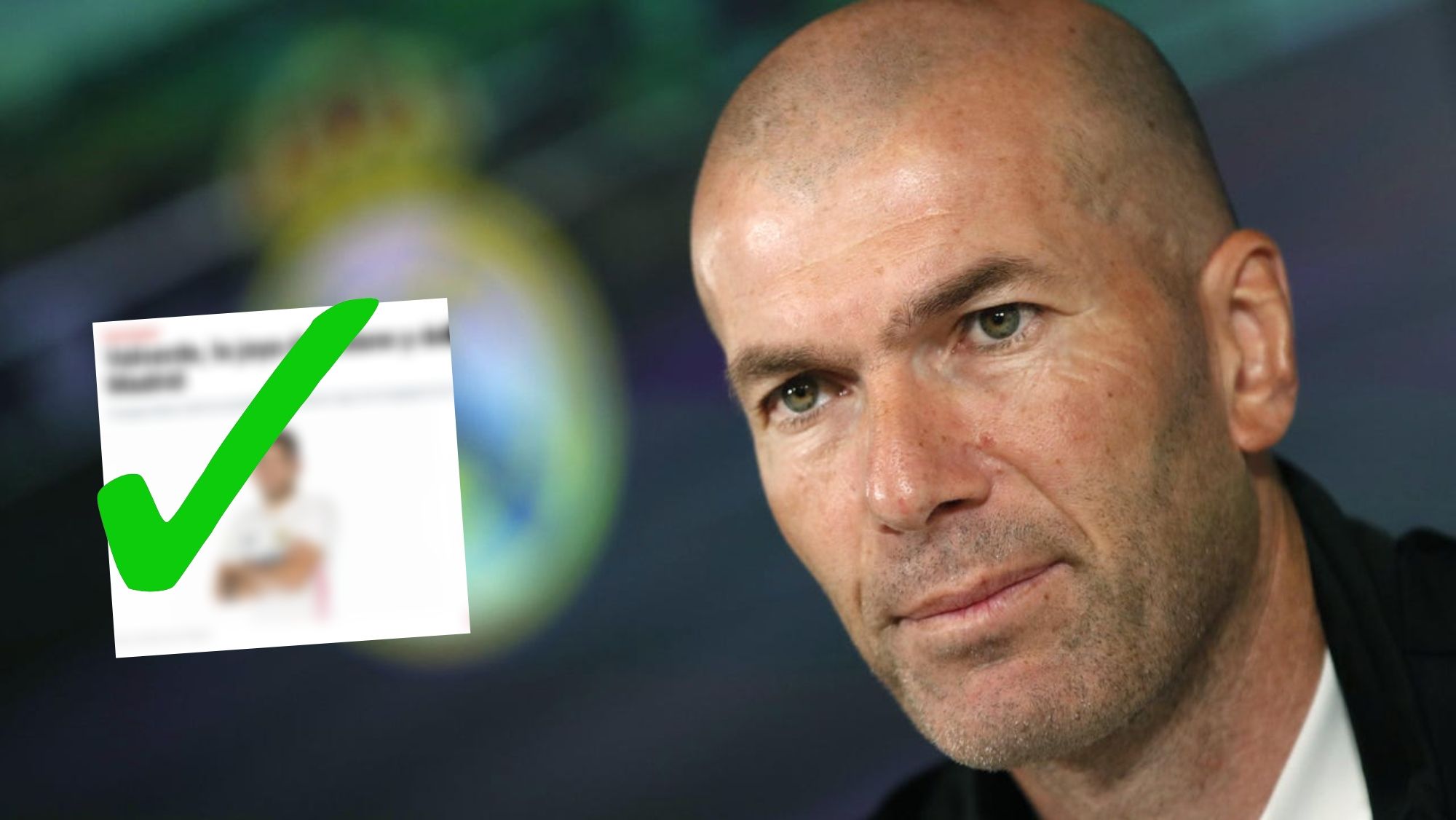 Zidane tuvo la 'culpa' de su fichaje y el Real Madrid se lo agradece de por vida