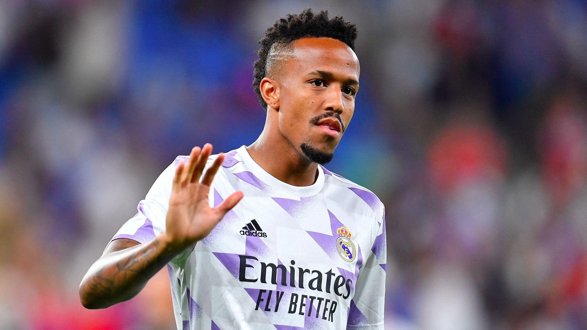 Eder Militao con el Real Madrid