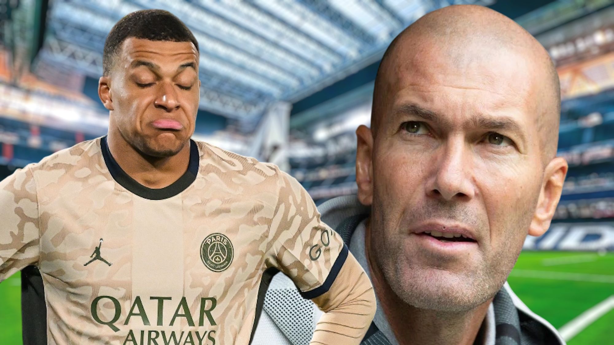 Zidane contesta sobre el fichaje de Mbappé por el Real Madrid