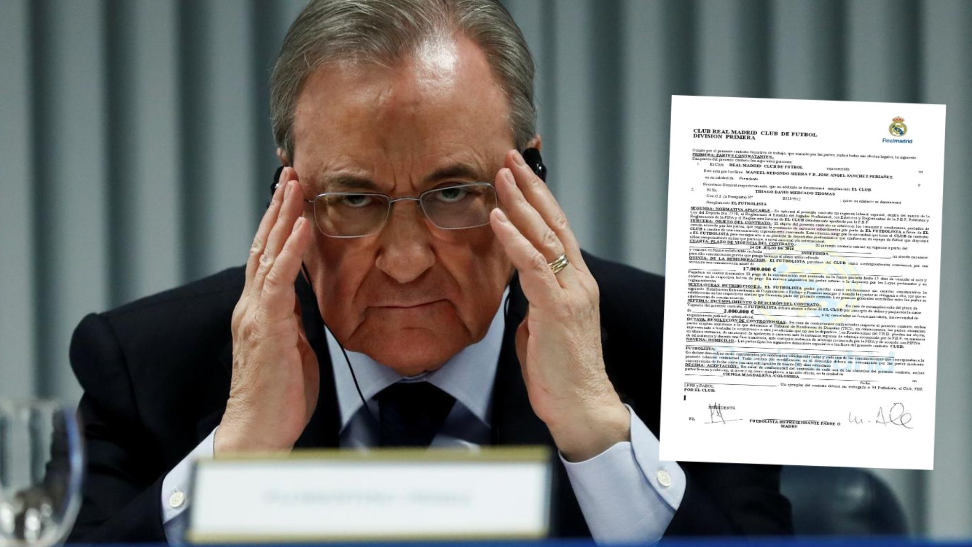 Adiós al Real Madrid: recién llegado, pero Florentino Pérez da el OK