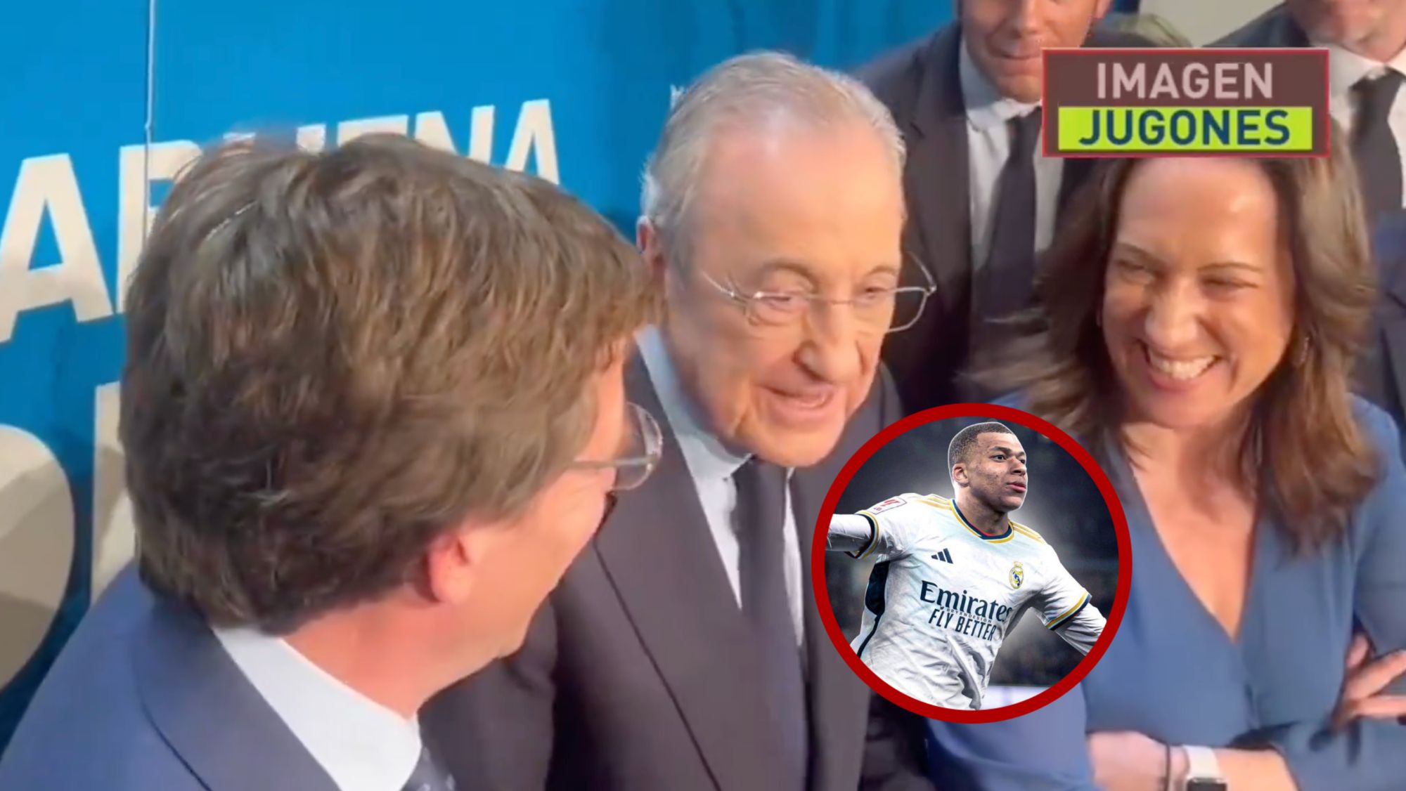 Florentino Pérez ya da por hecho lo de Mbappé y bromea con cederlo al Atlético: "Hay q..."