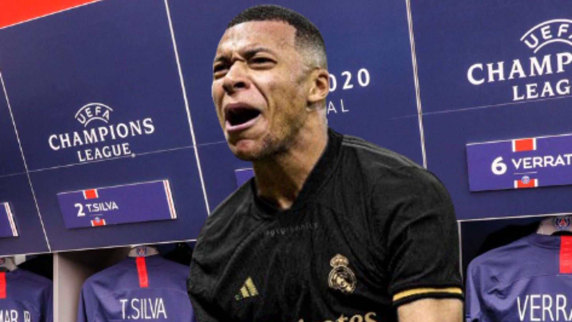 Así lo comunicó Mbappé en el vestuario