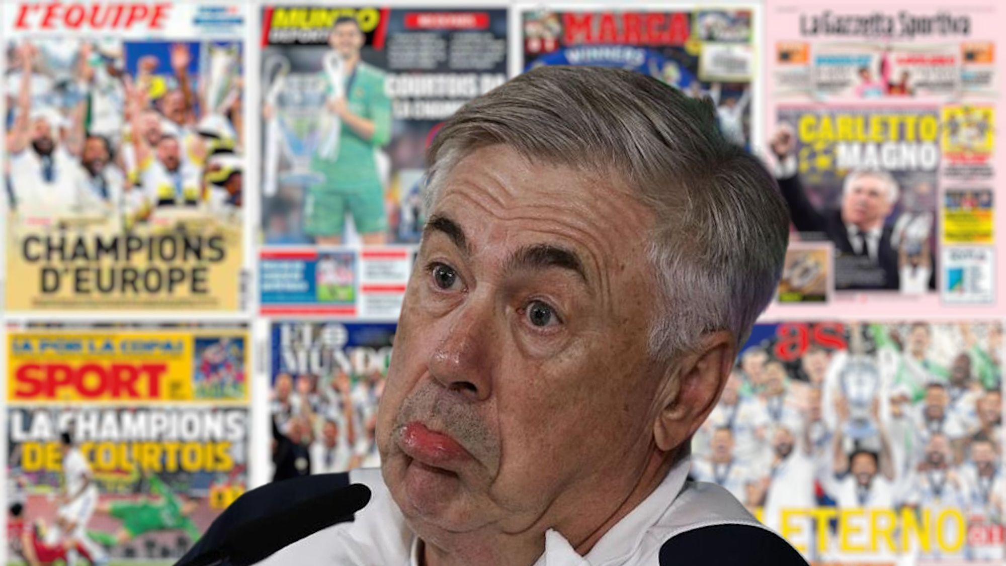 Filtrado a la prensa y Ancelotti se queda impactado porque era secreto