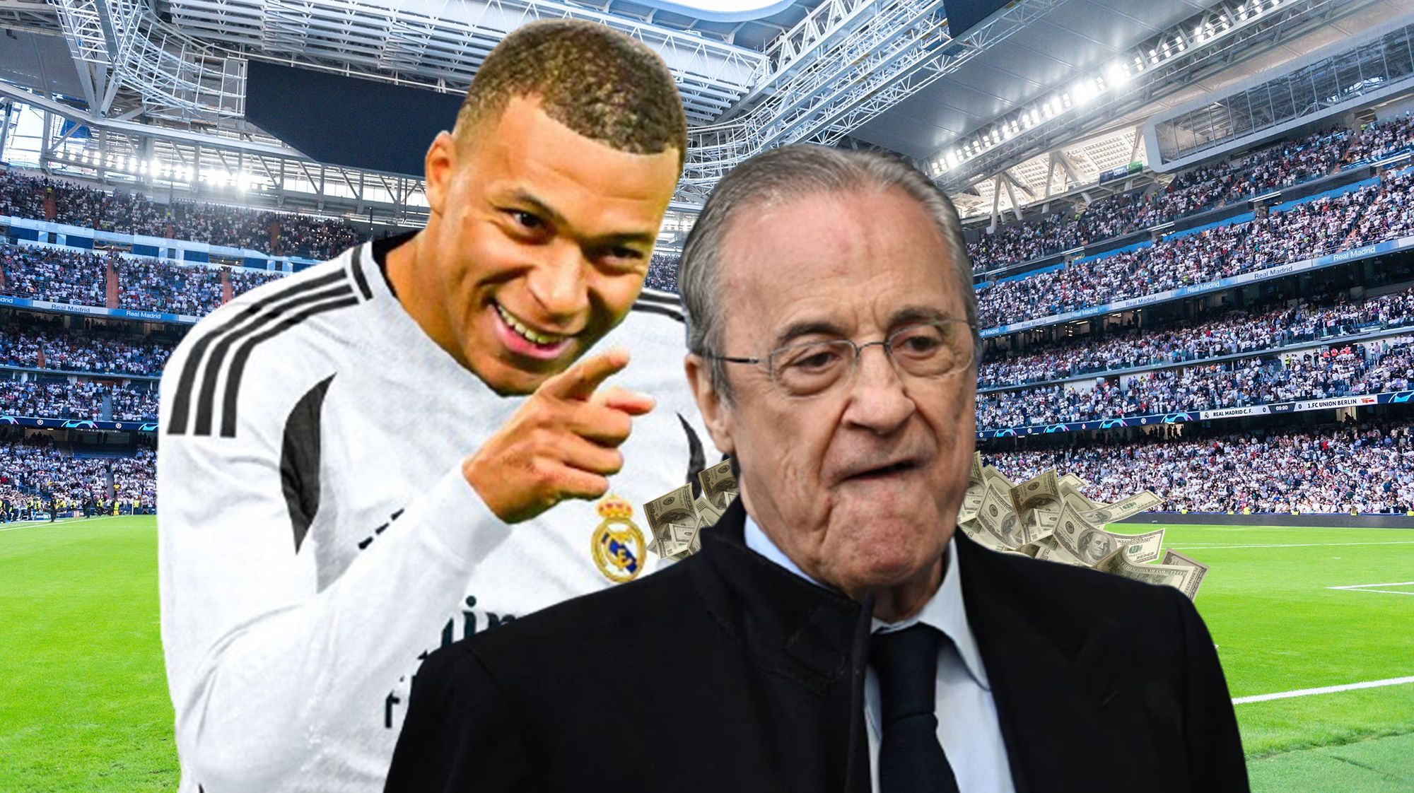 Kylian Mbappé y Florentino Pérez