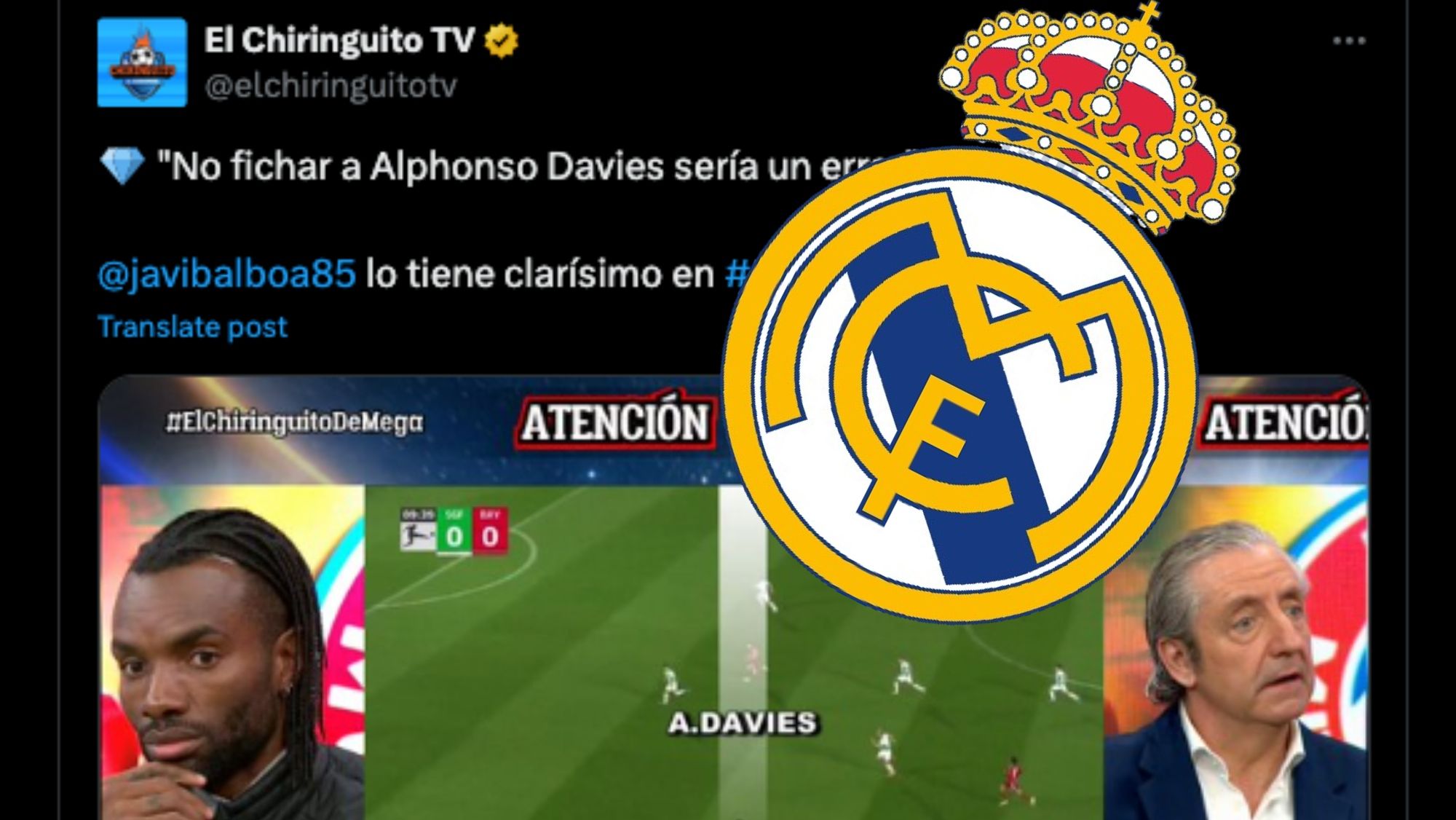 Balboa anuncia los 2 jugadores que vendería por Mbappé y Davies   El Real Madrid...