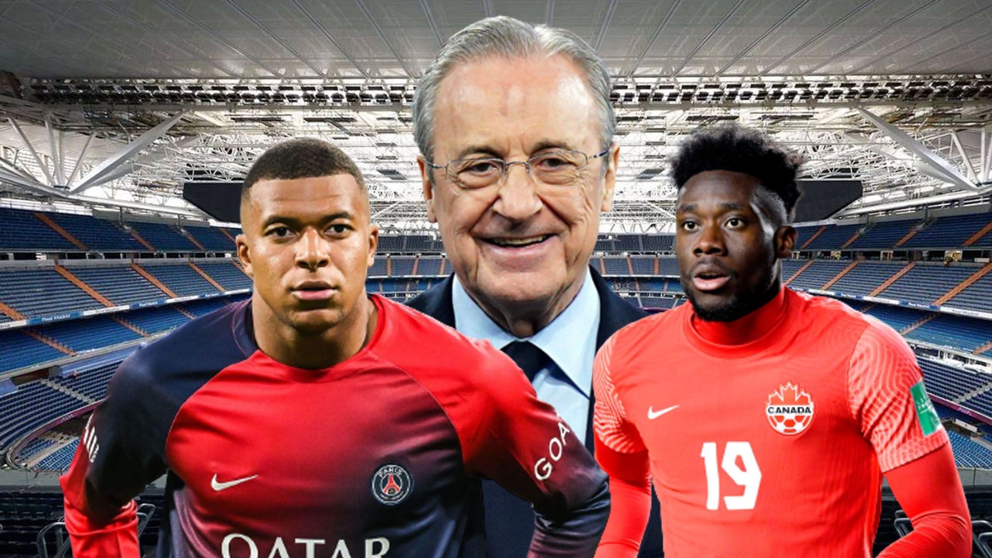 Tras Mbappé y Davies, Florentino deja K.O al PSG  el inesperado fichaje del Real Madrid