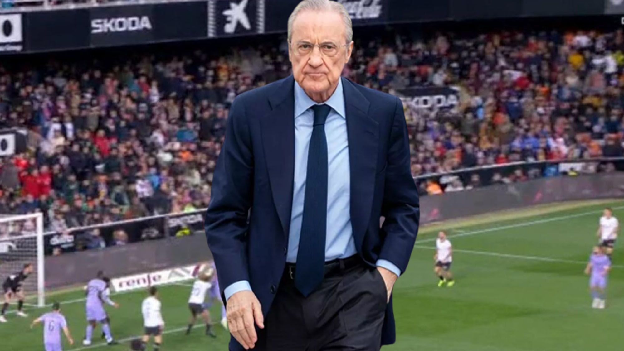 Florentino, indignado tras el escándalo de Gil Manzano en el Valencia - Real Madrid: “Me c…”