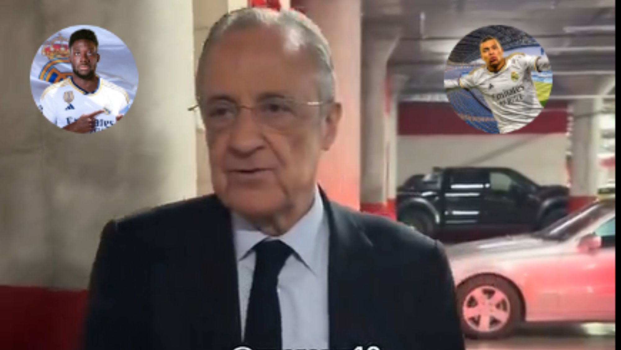 Florentino es preguntado por Davies y Mbappé