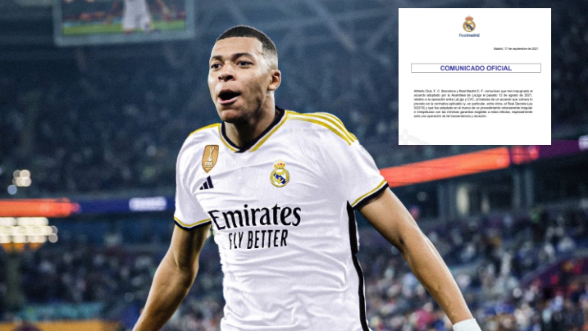 El comunicado oficial de Mbappé