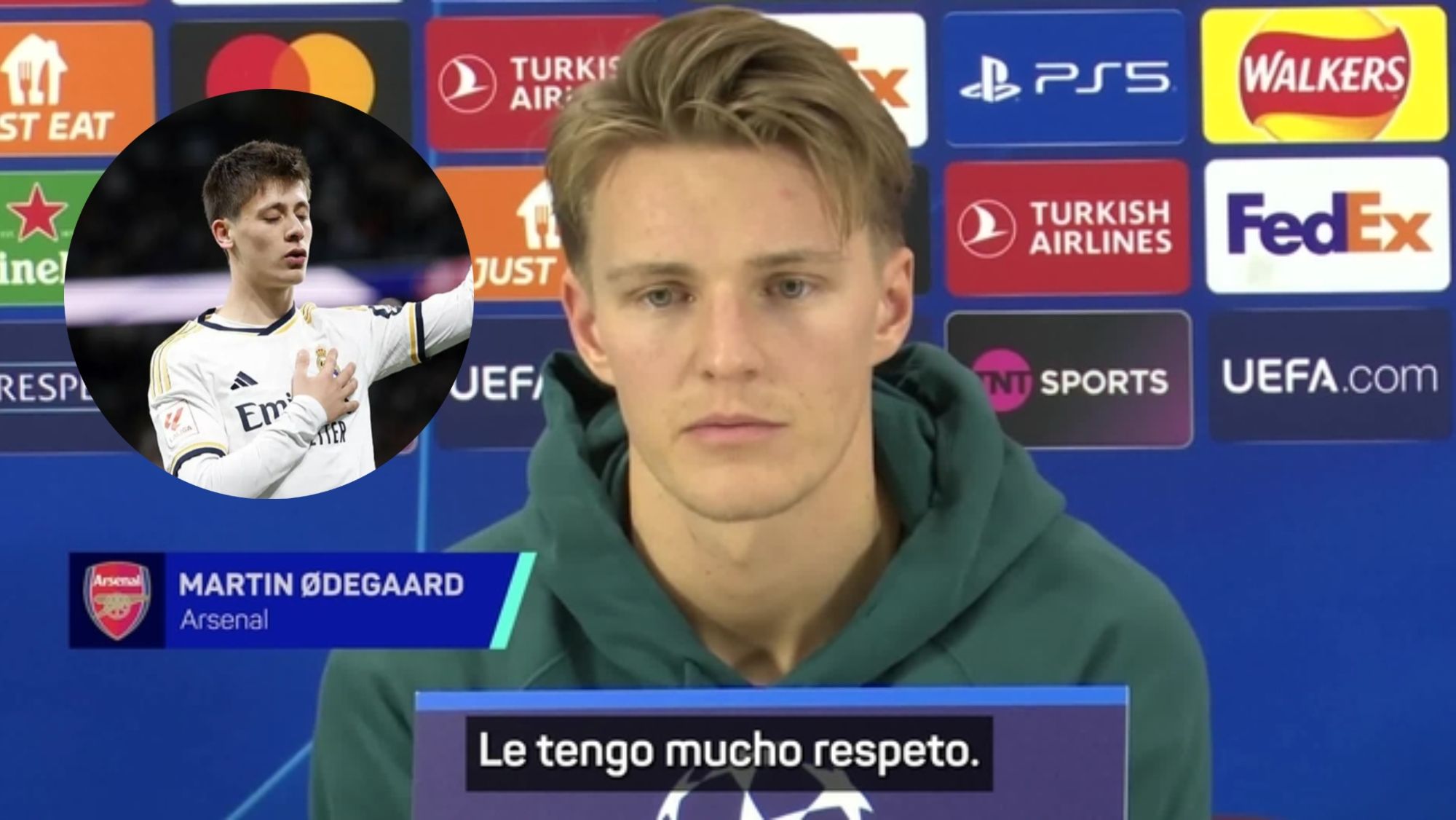 Odegaard lanza un mensaje a Arda Güler por su futuro en el Real Madrid   A mí...