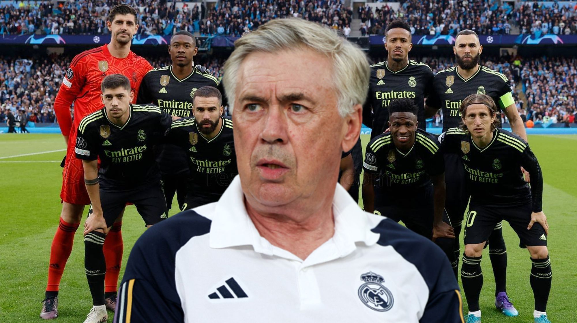 Ancelotti avisa al vestuario del Real Madrid para el partido contra el City: "Nunca..."