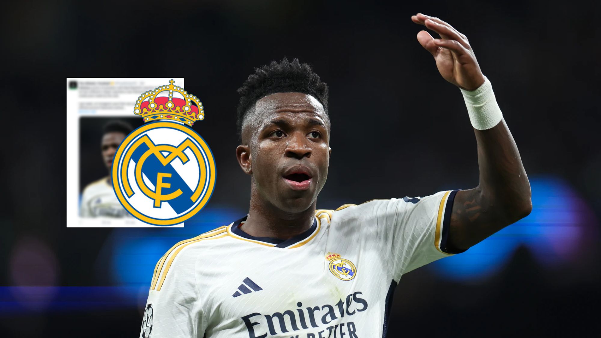 El inesperado mensaje de Vinicius que hace saltar todas las alarmas en el Real Madrid