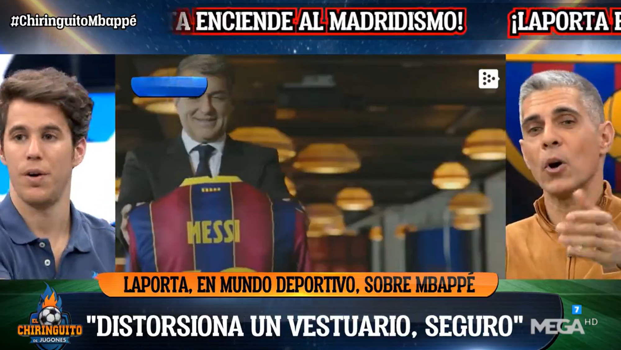 José Luis Sánchez y su tremendo zasca a Laporta por criticar el fichaje de Mbappé