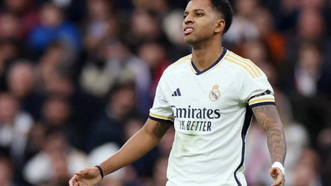 Rodrygo con el Real Madrid