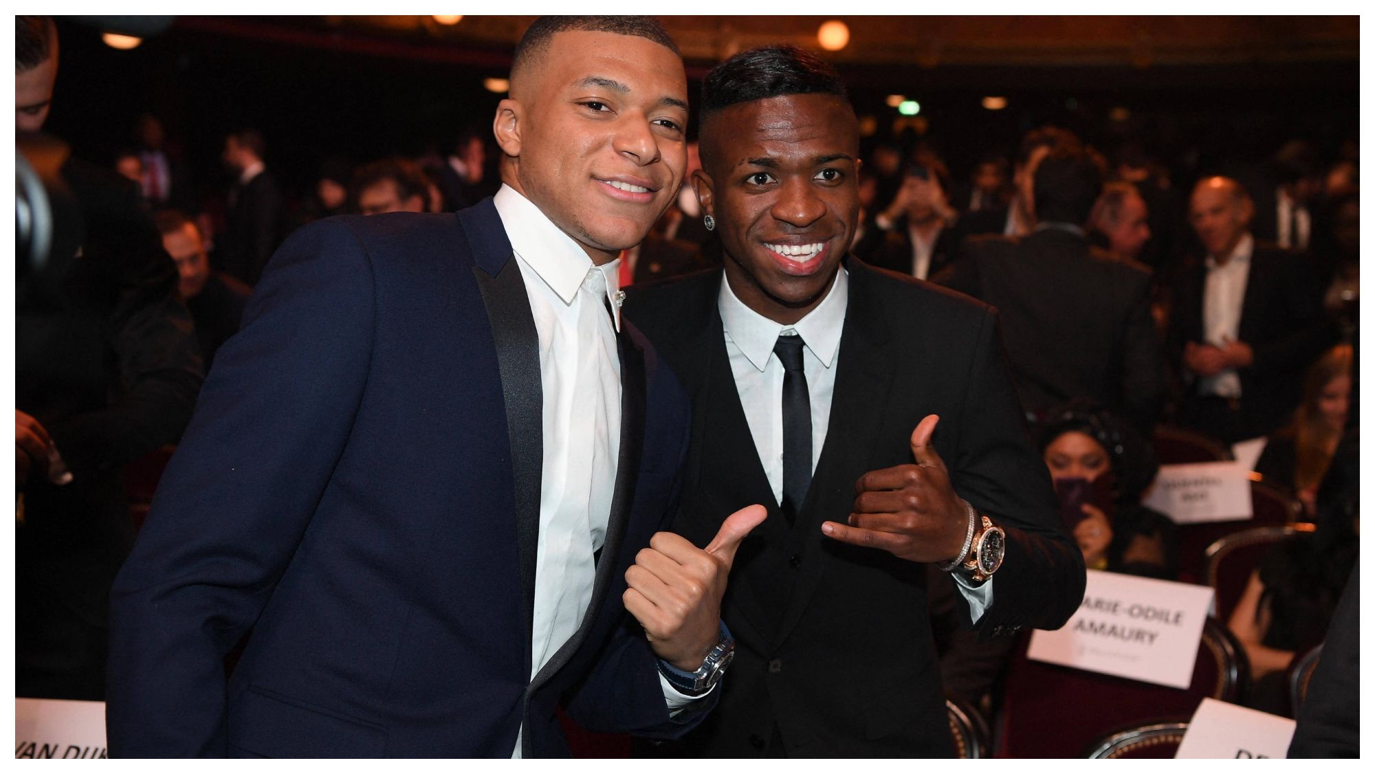 Mbappé y Vinicius