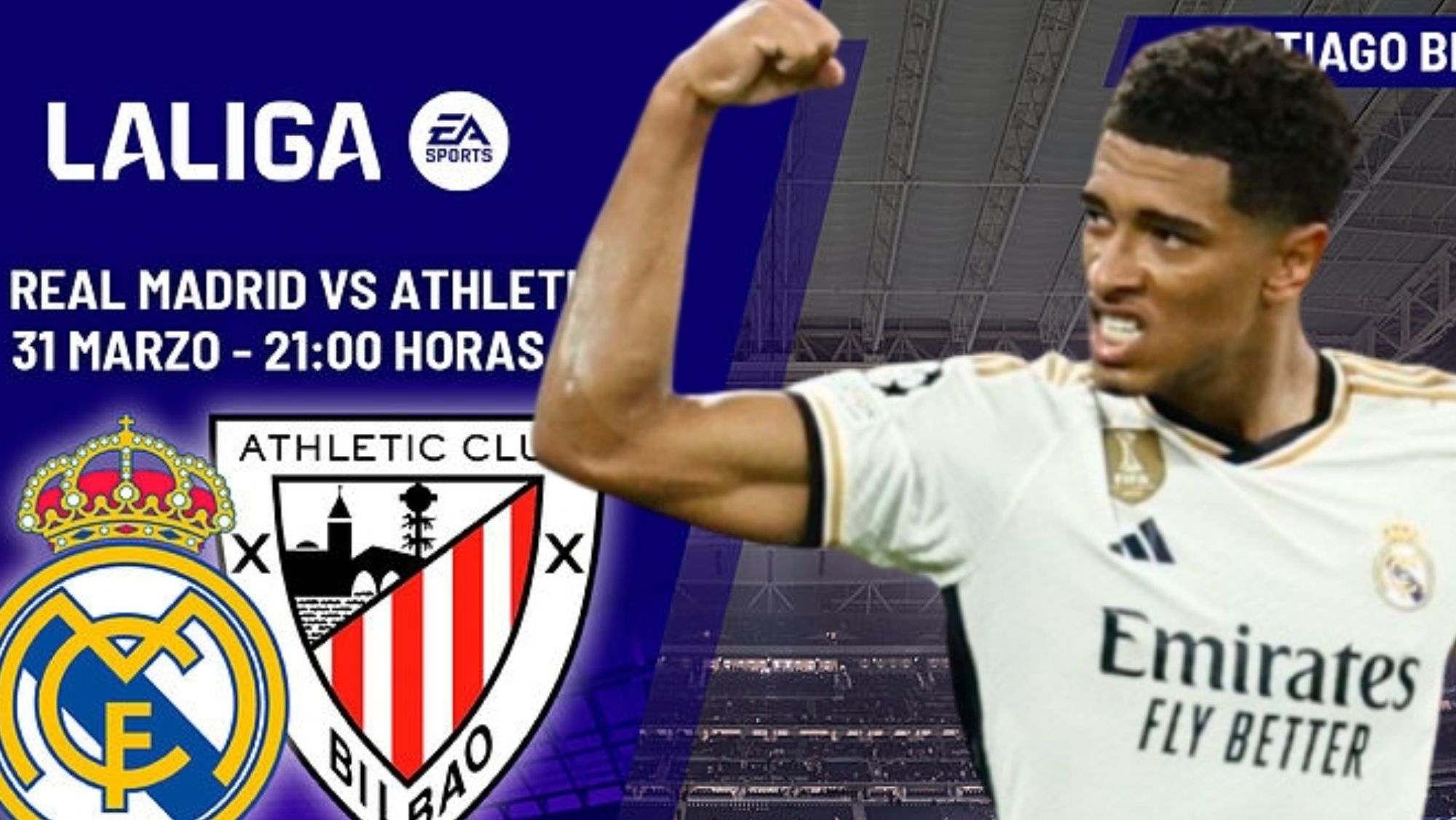 Real Madrid - Athletic Club, en directo: partido de LaLiga en vivo y online hoy