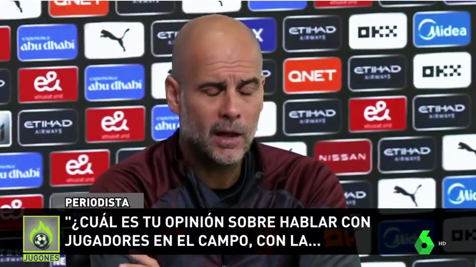 Guardiola tira de ironía antes del partido del City contra el Real Madrid: "Vais a flipar"