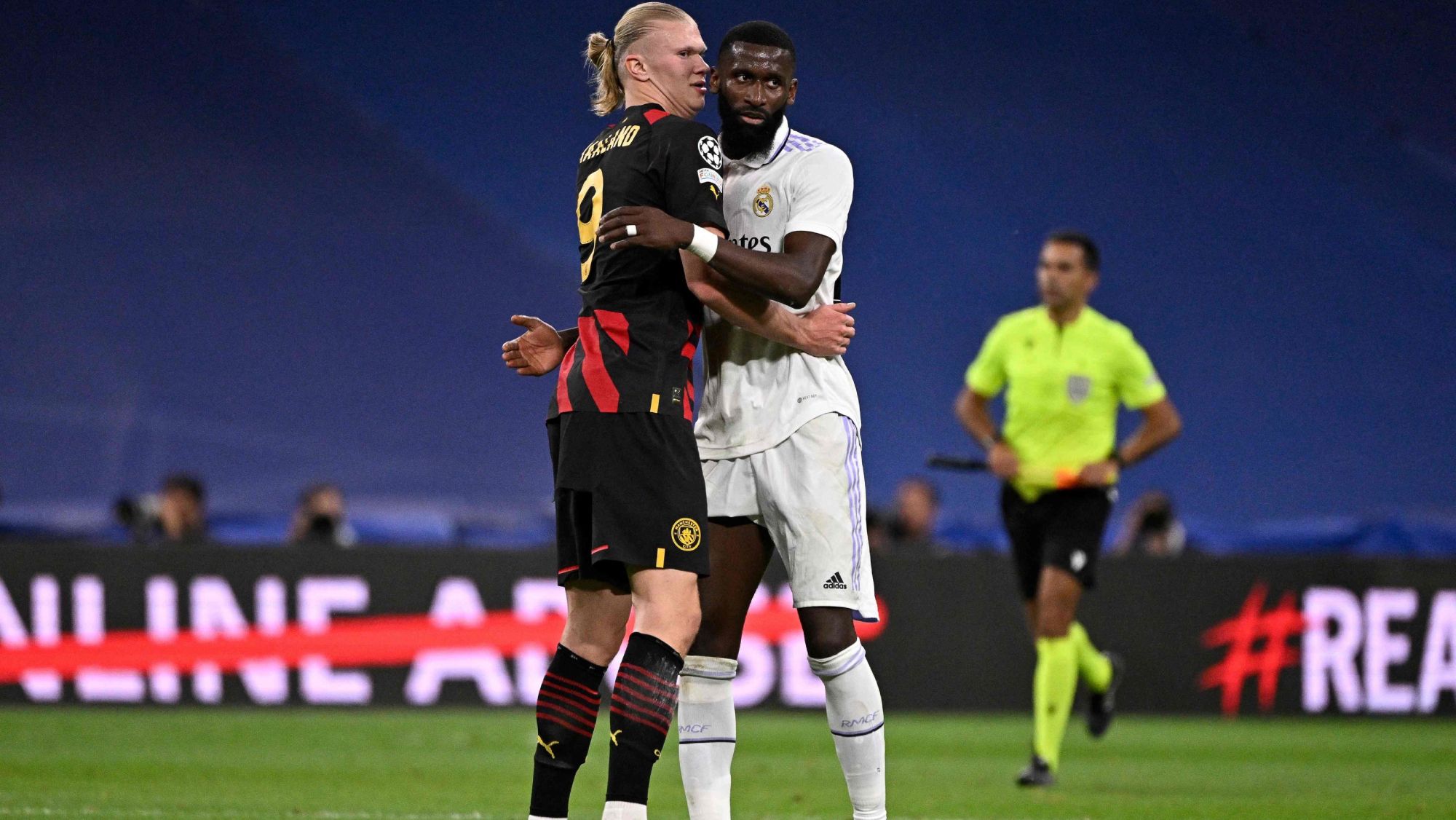 La amenaza de Rüdiger a Haaland para el partido contra el Manchester City: "Voy a..."