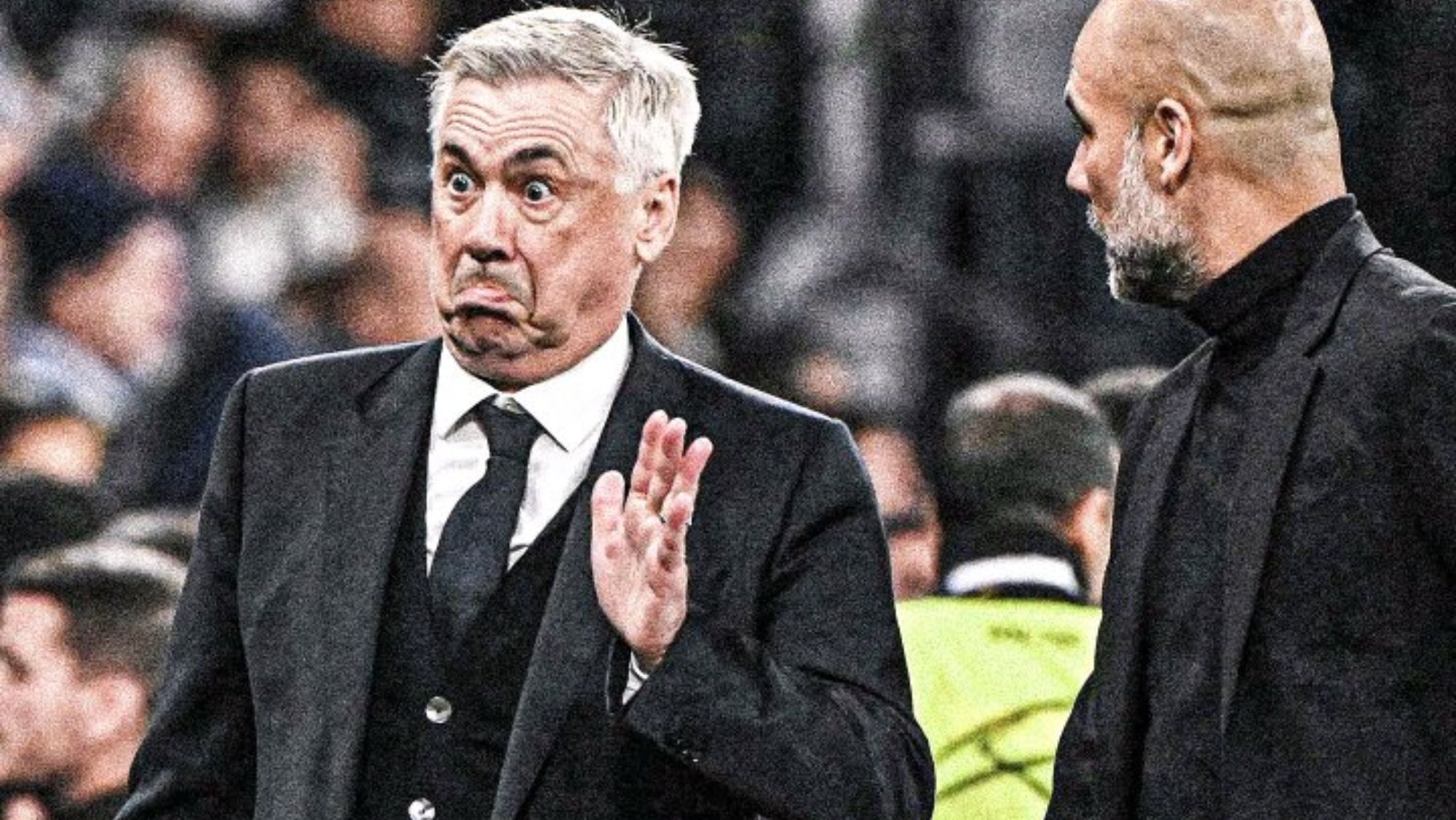 La reacción de Ancelotti tras la última 'faltada' de Guardiola: "Esto no viene..."