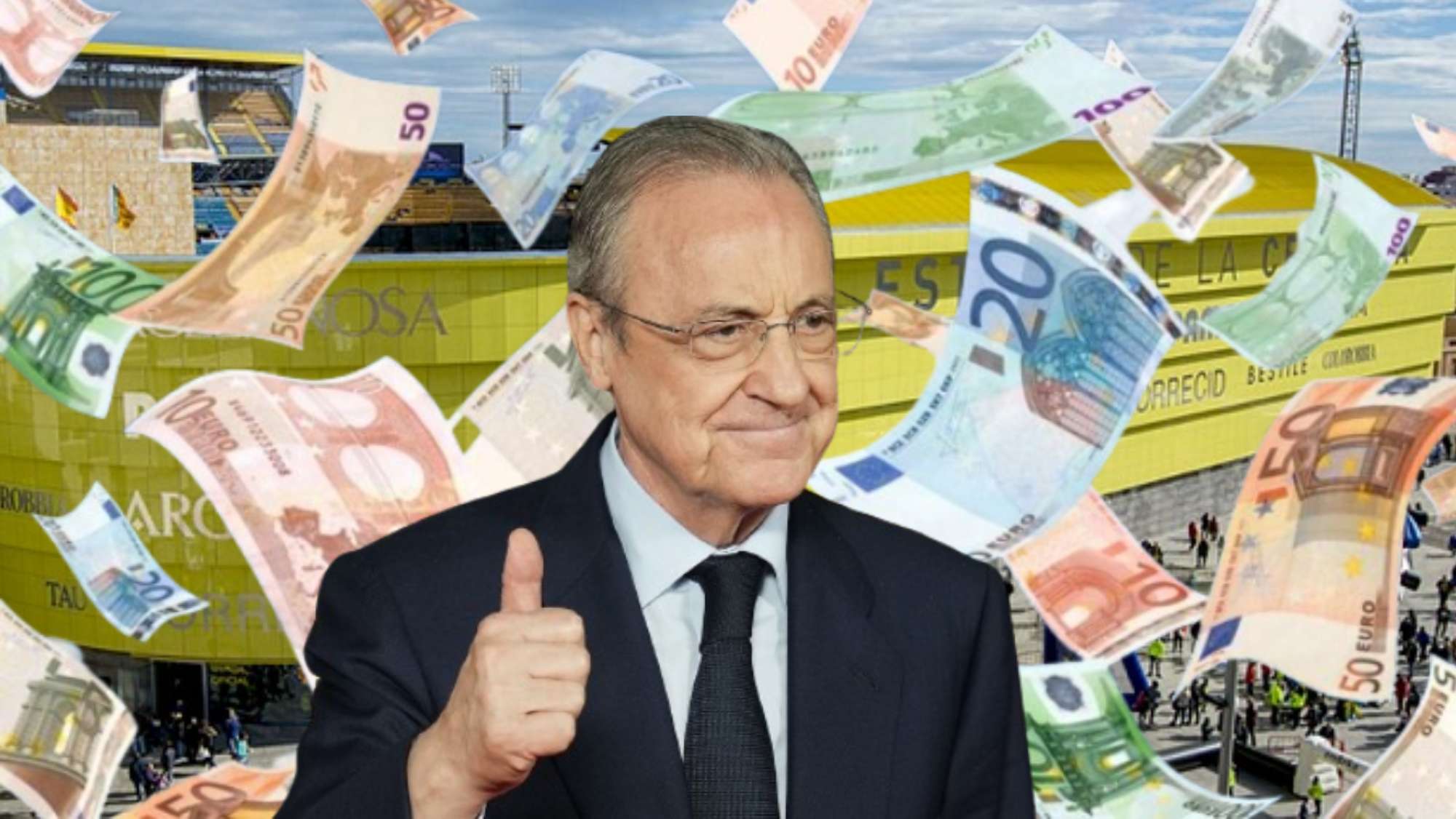 El Villarreal espera al jugador del Madrid y Florentino hará caja