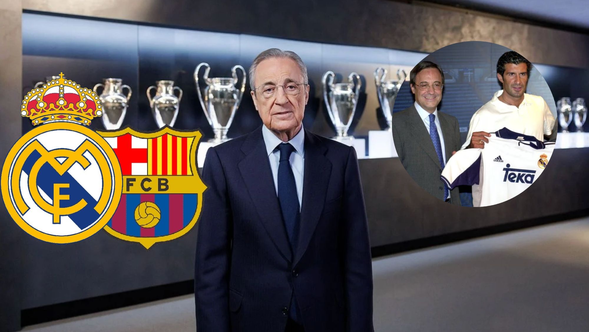 Florentino mueve ficha para aplicar el ‘Figo 2.0’  robo histórico al Barça, K.O. Laporta