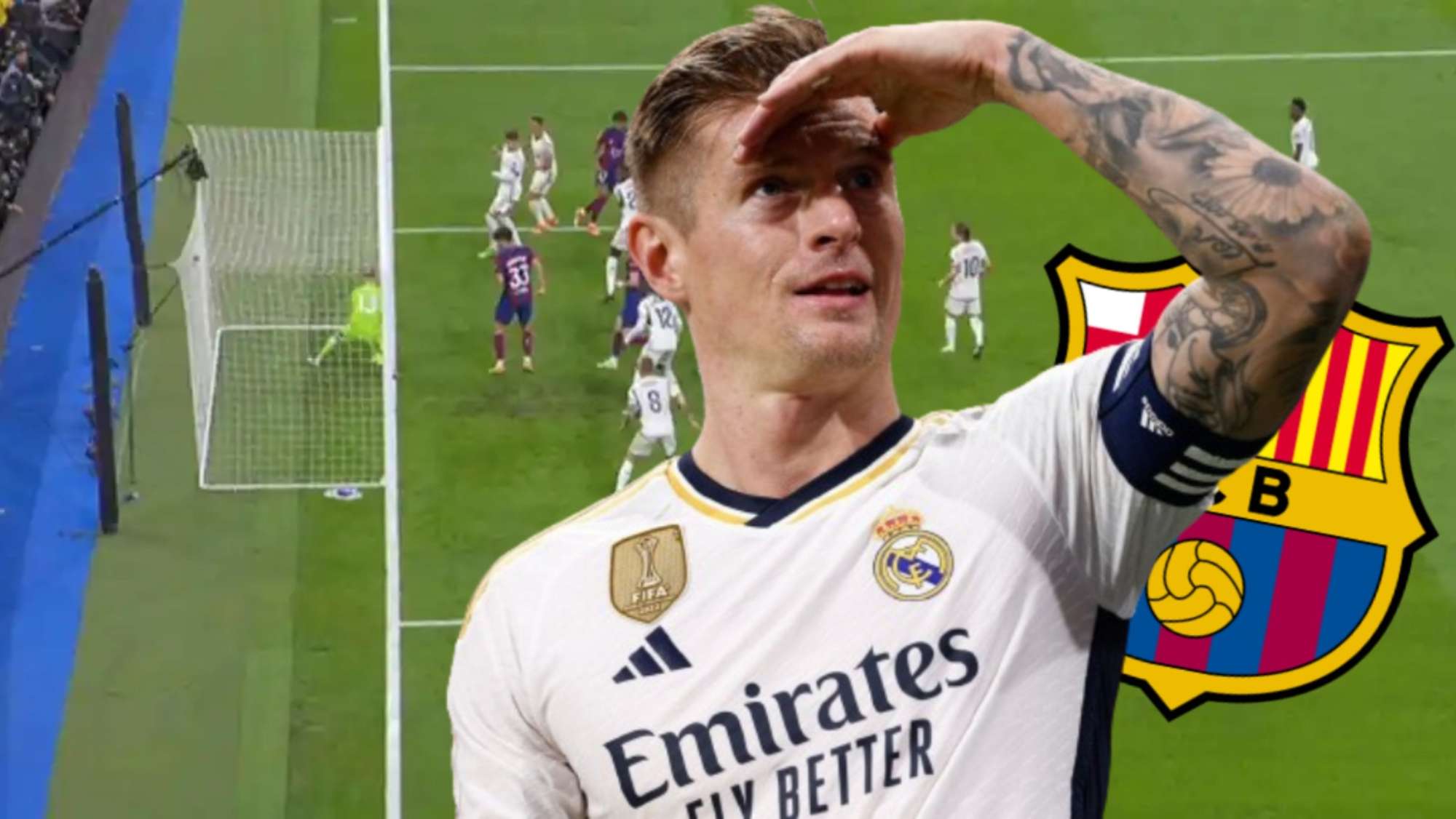 Zasca de Kroos al Barça por el Clásico