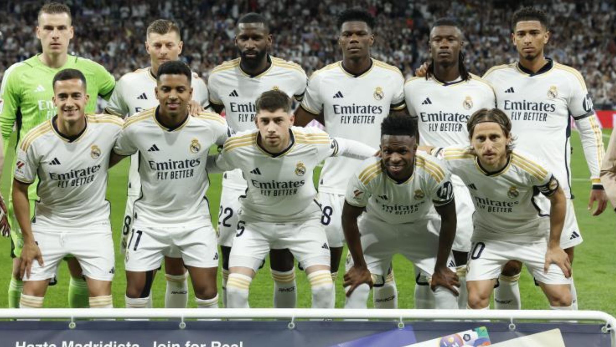 Oficial: el Madrid hace 8 rotaciones ante la Real pensando en el Bayern