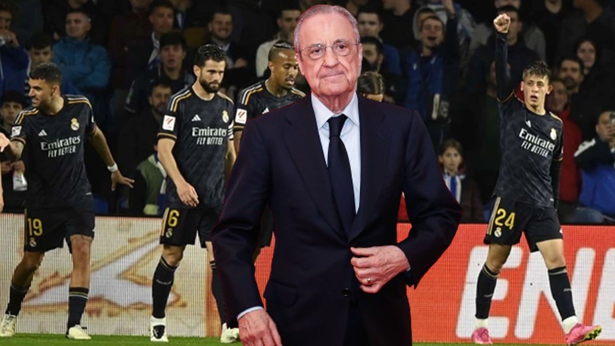 Florentino Pérez, directo al vestuario y se lo dijo tras el partido: "Tú no vas..."