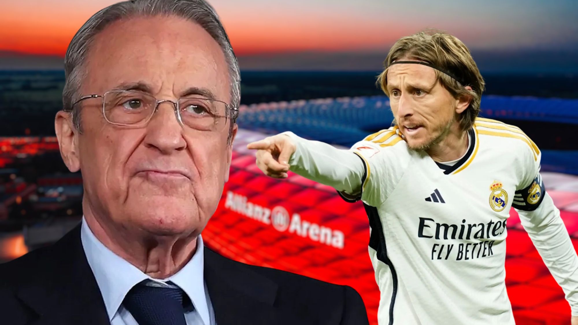 Modric le pide un favor a Florentino tras el partido contra el Bayern