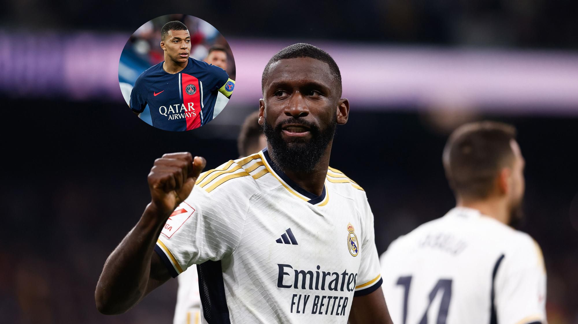 Rüdiger lanza una advertencia a Mbappé de cara a una hipotética final: “Si intenta superarme…”