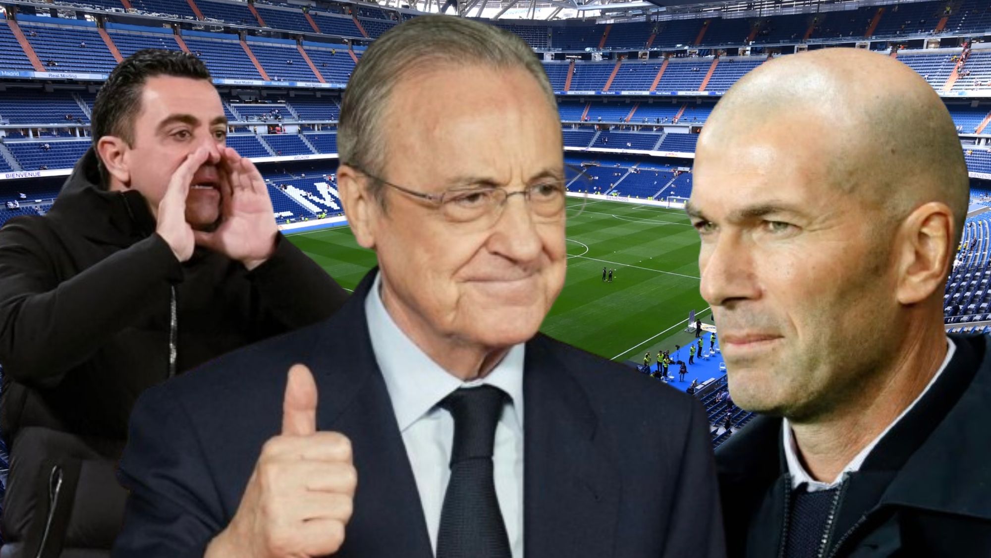 Del Madrid de Zidane al Barça de Xavi  vuelco total tras el OK de Florentino