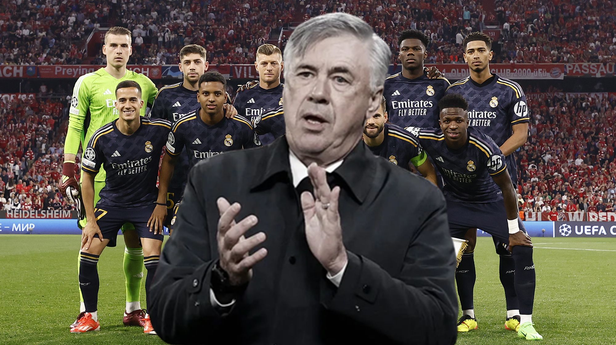 Se lesionó en el Allianz y no estará en el Bernabéu: malas noticias para Ancelotti