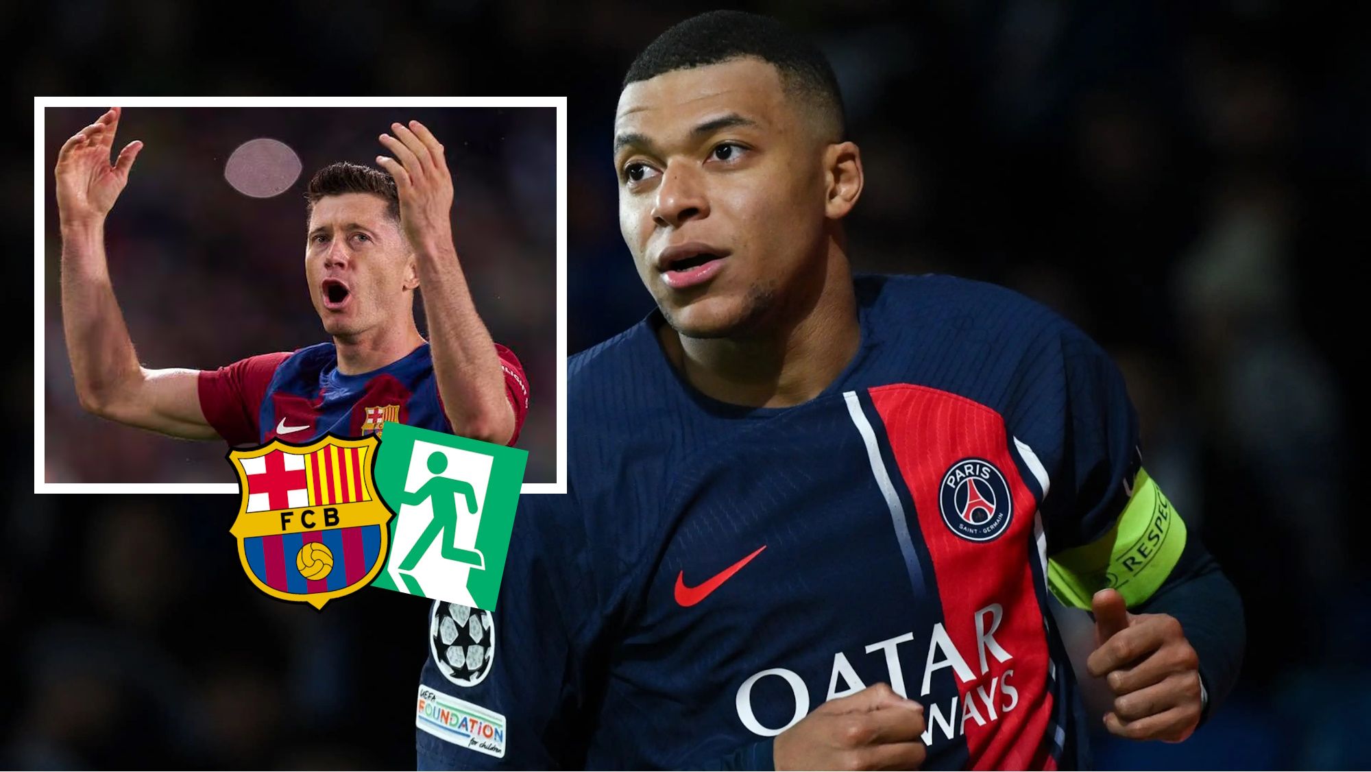 Lewandowski adelanta su adiós del Barça, le encantaría jugar con Mbappé