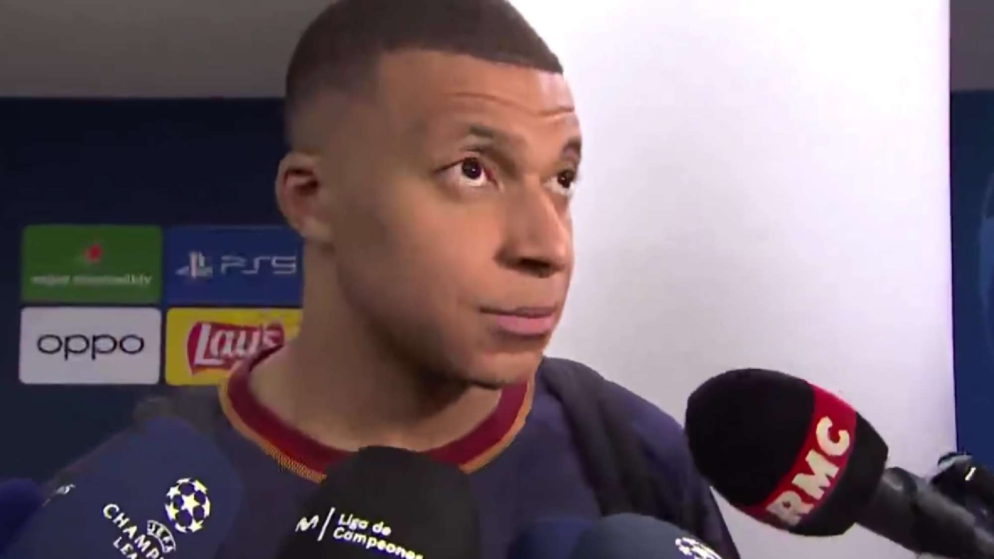 Mbappé responde sobre el Madrid tras el KO del PSG