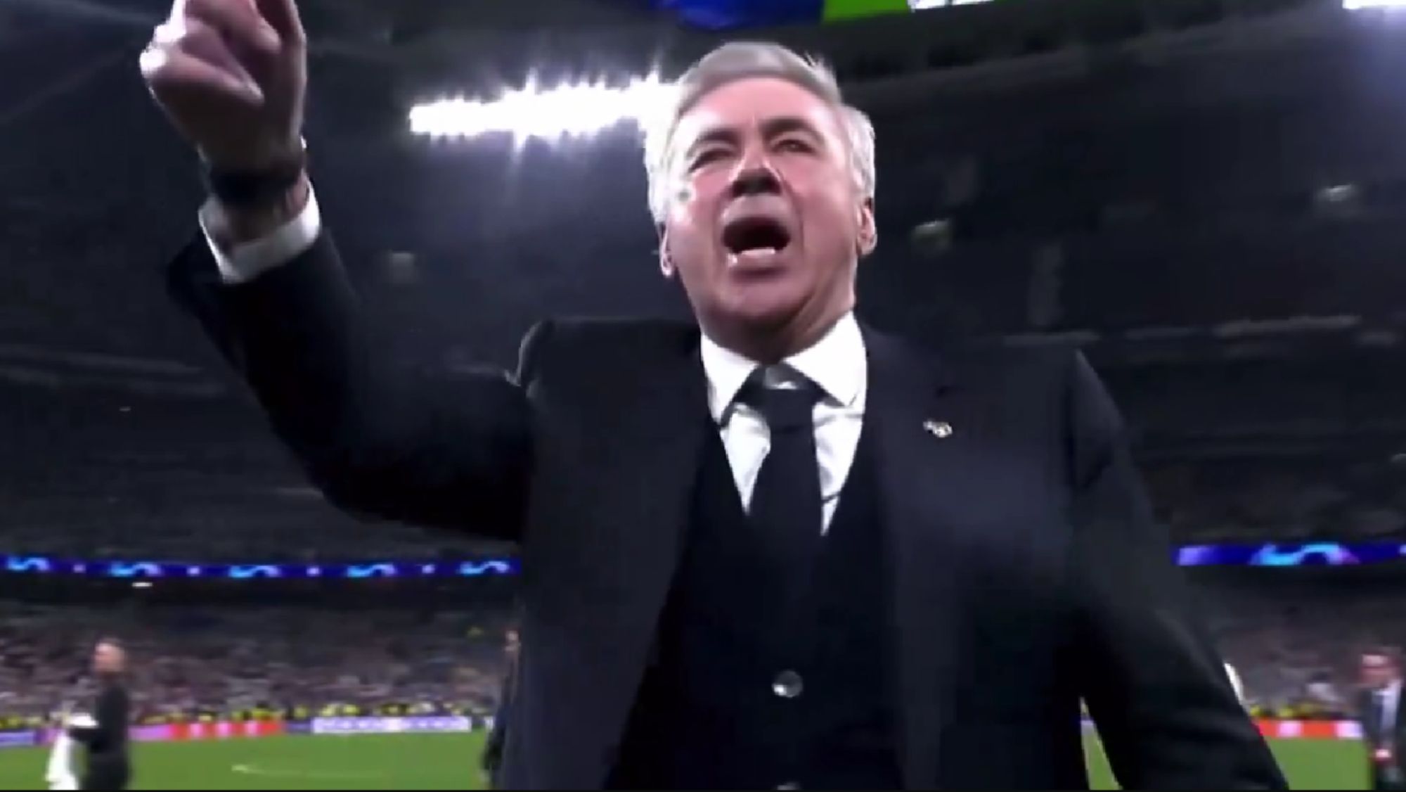 Ancelotti, desatado: momentazo delante de todos sus jugadores tras pasar a la final