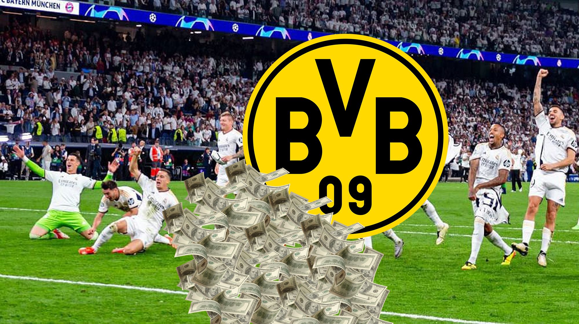 Cuánto dinero gana el Real Madrid si consigue la Champions contra el Dortmund