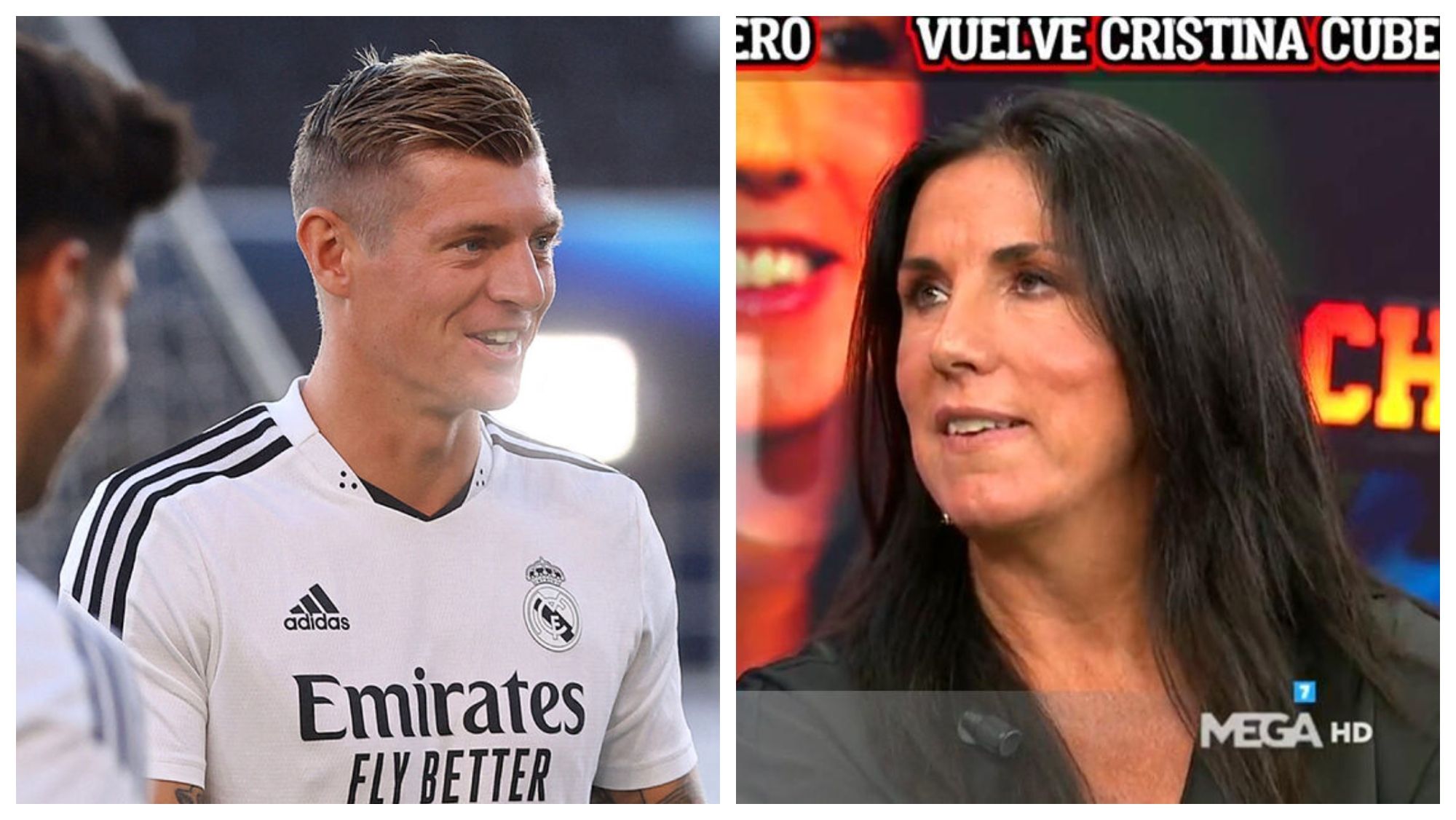 Toni Kroos y Cristina Cubero