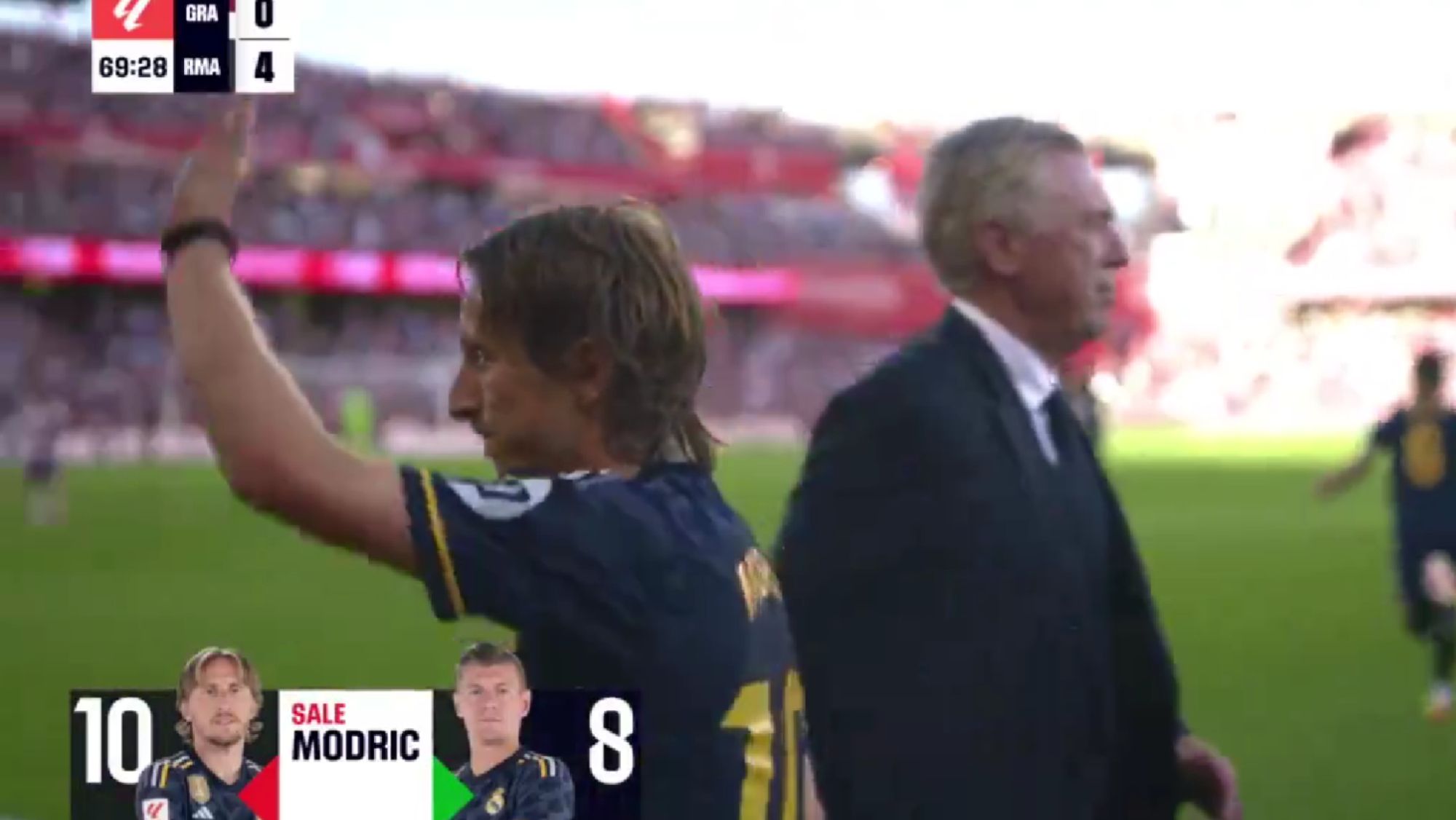 Ovación con olor a despedida: el último gesto de Modric no deja lugar a dudas