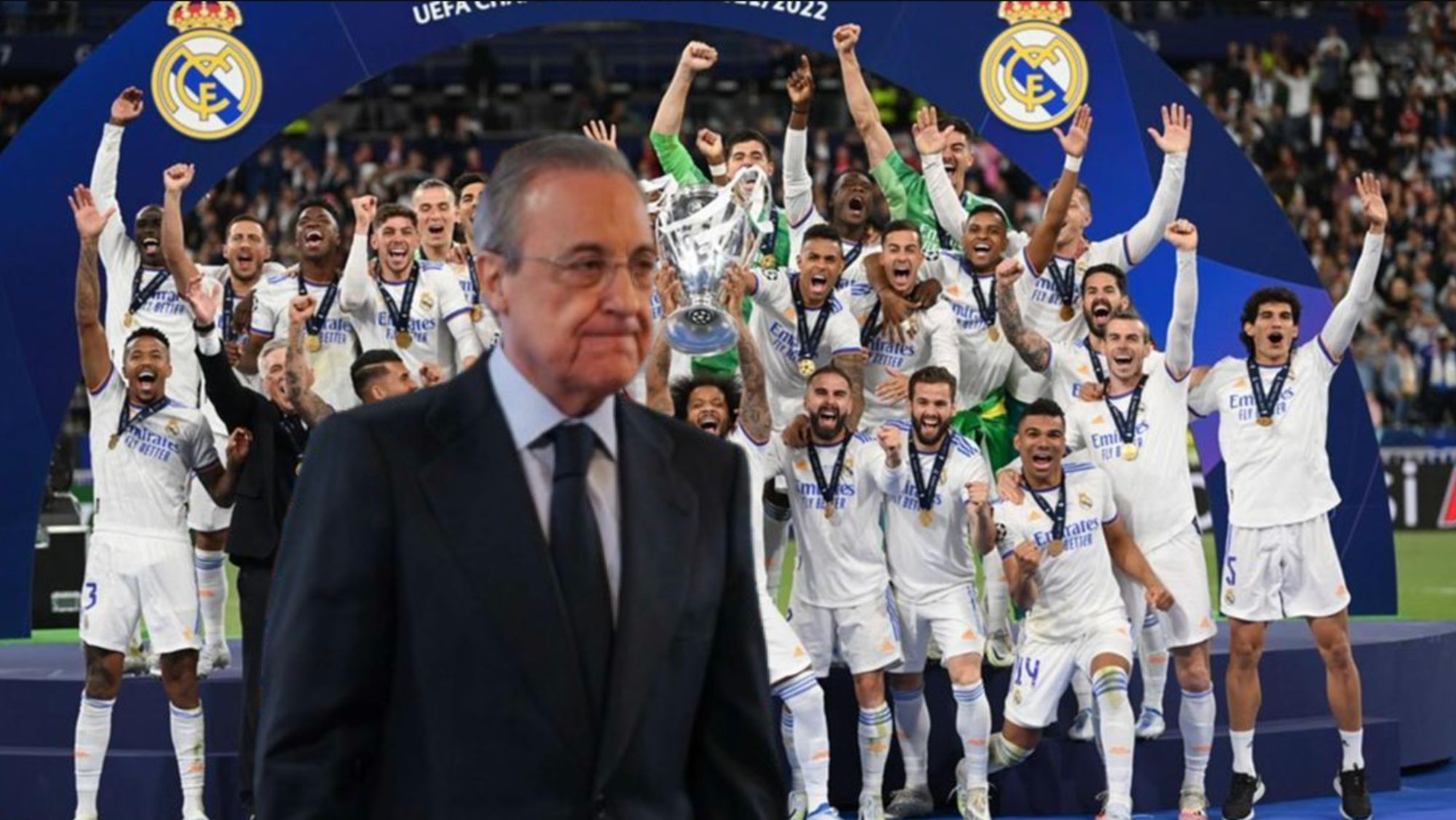 Si el Madrid gana la Champions, se va  no es oficial pero casi, Florentino se teme lo peor