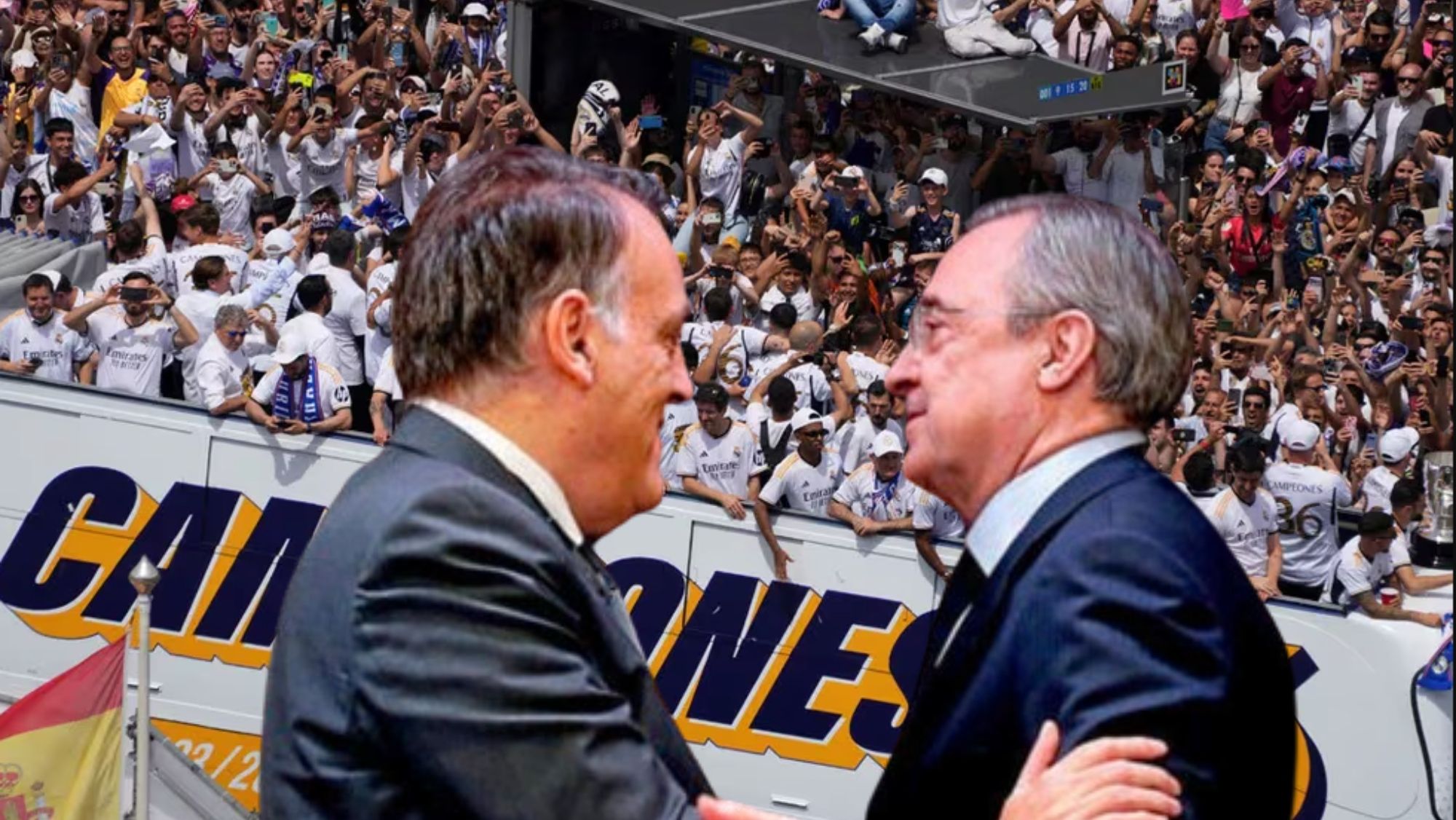 El Madrid se forra con los derechos televisivos  Tebas, listo para pagar un pastón al campeón de Lig (1)