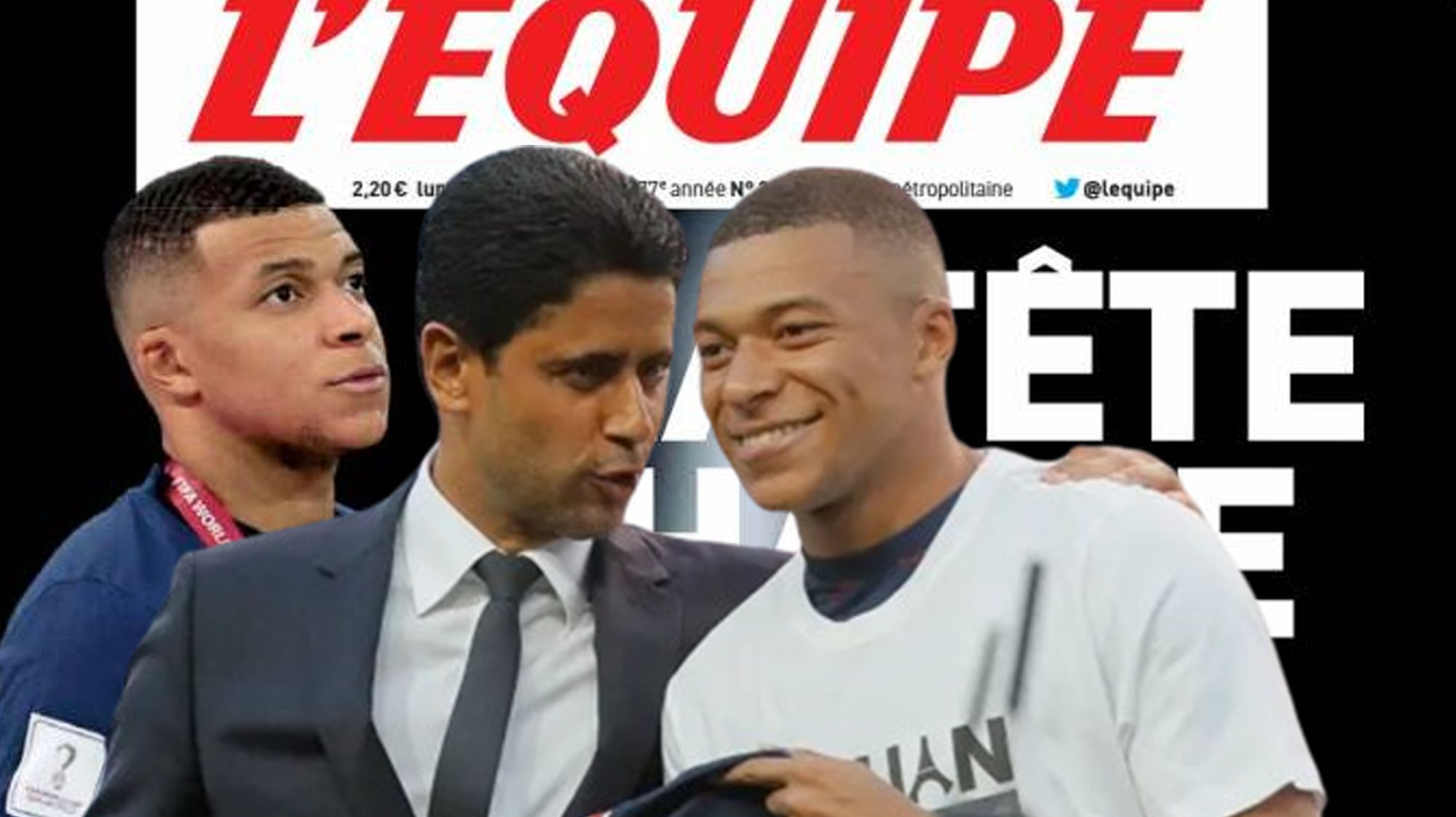 L'Équipe anuncia la última bronca de Al Khelaifi y Mbappé justo antes de firmar con el Madrid