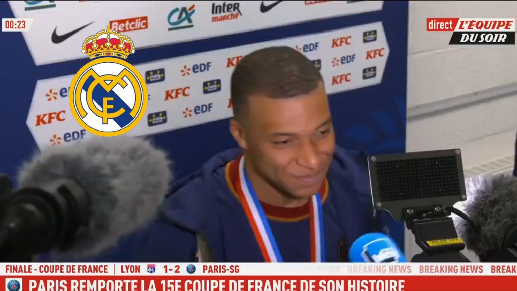 Mbappé volvió a hablar sobre su futuro