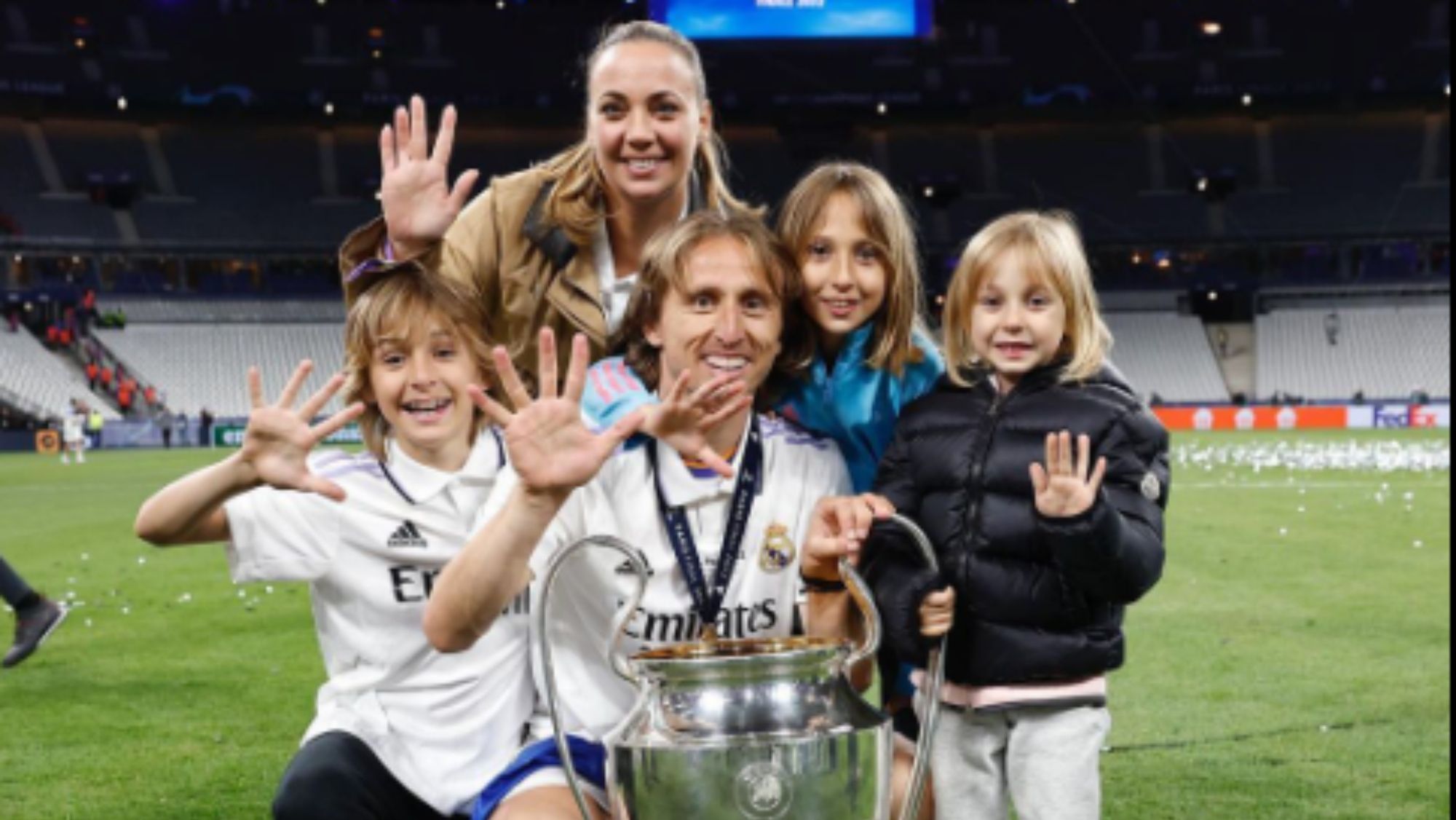 La sorprendente respuesta de Modric sobre si su hija ficharía por la cantera del Barça