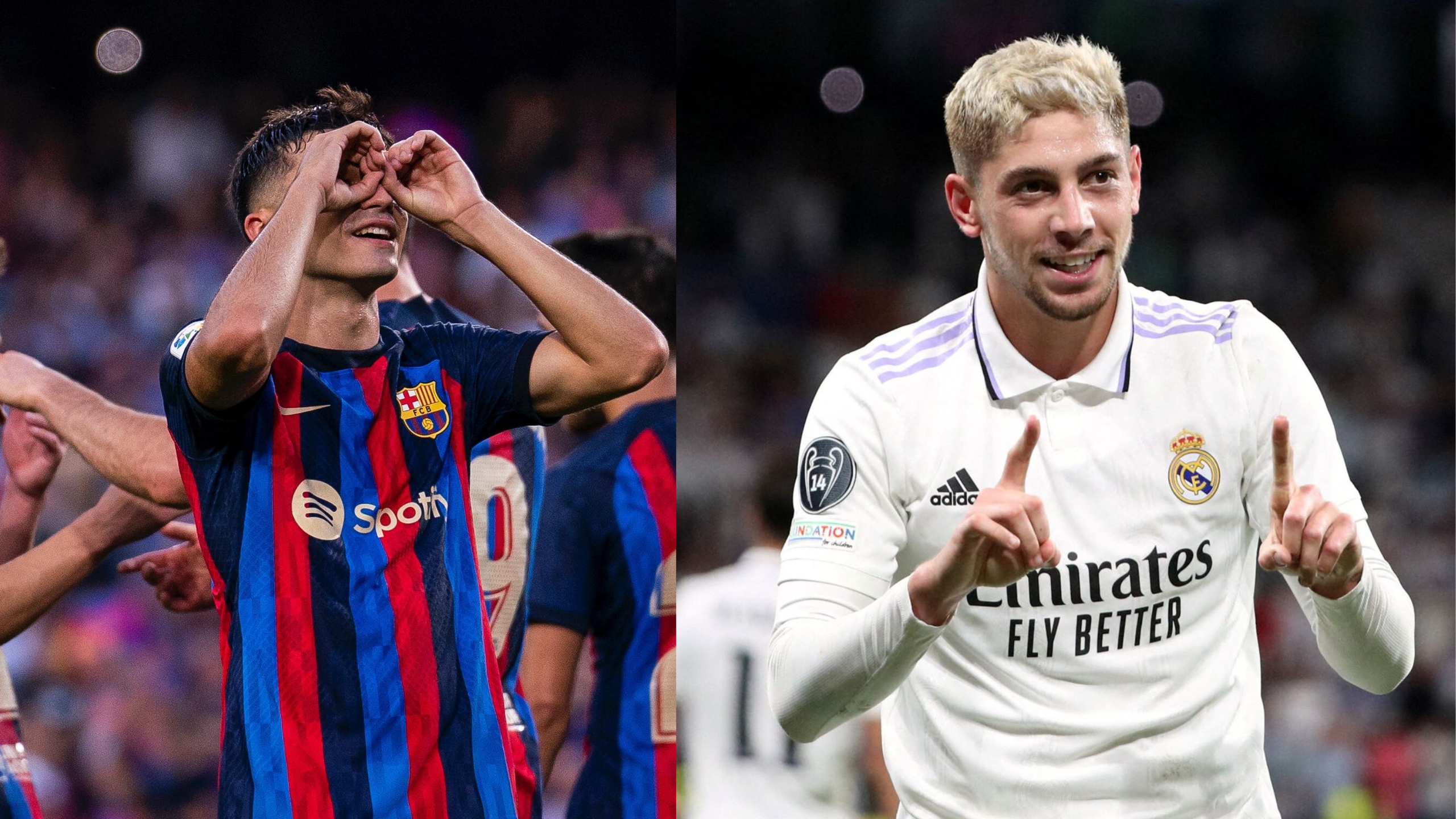 Pedri y Fede Valverde son dos de las figuras más importantes de la Liga 