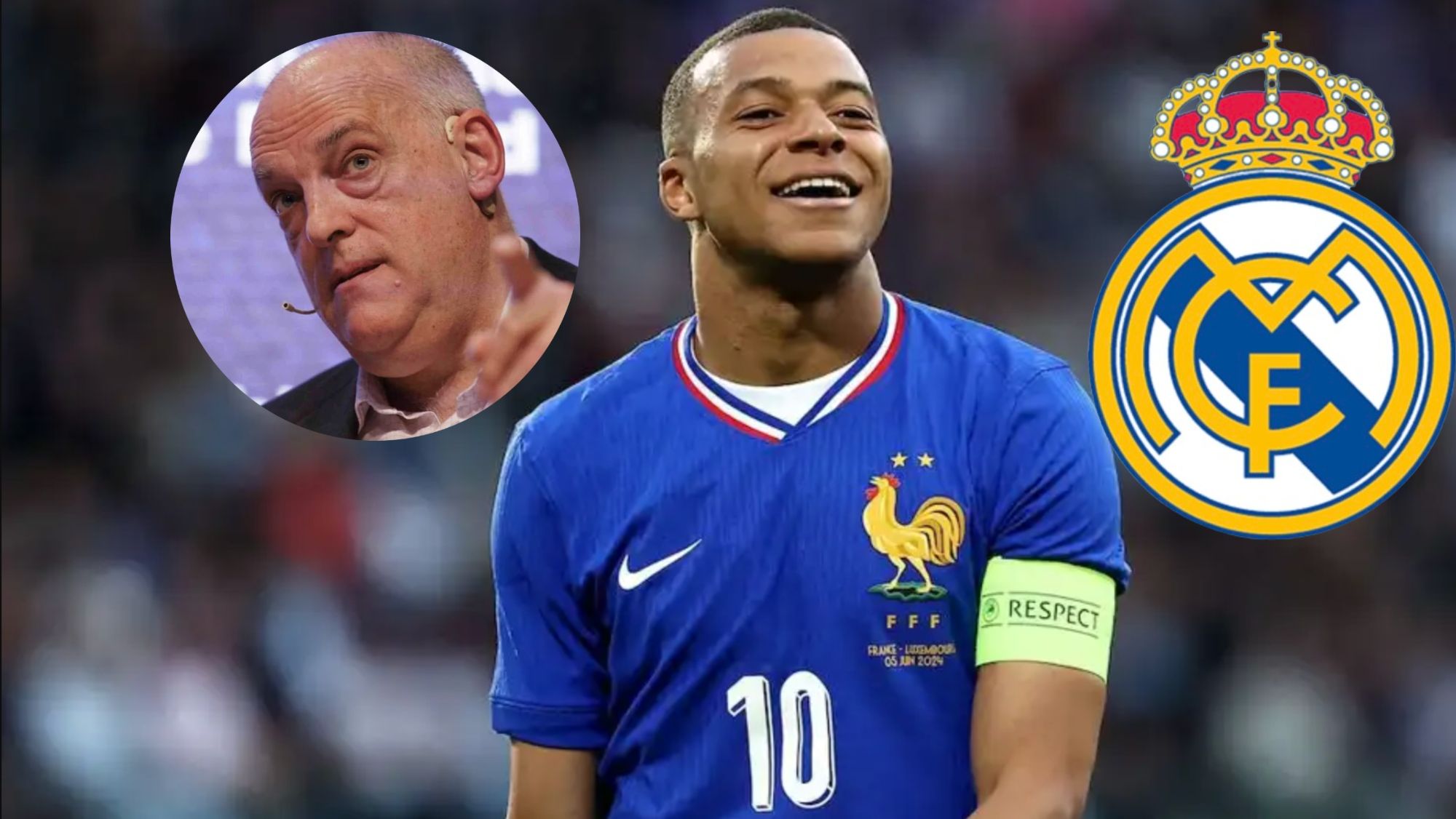 El mensaje de Tebas a Florentino tras el fichaje de Mbappé  indirecta por su salario