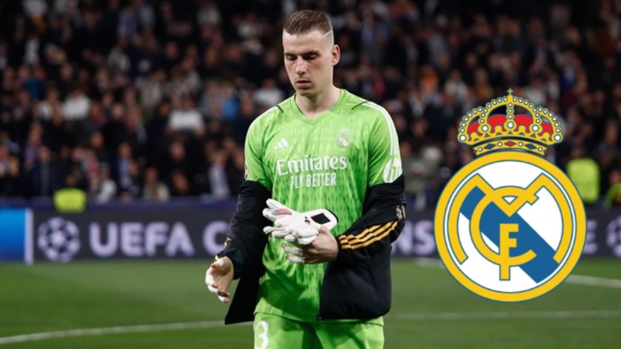 El periodista más cercano a Florentino da la exclusiva, el Madrid ya tiene reemplazo de Lunin