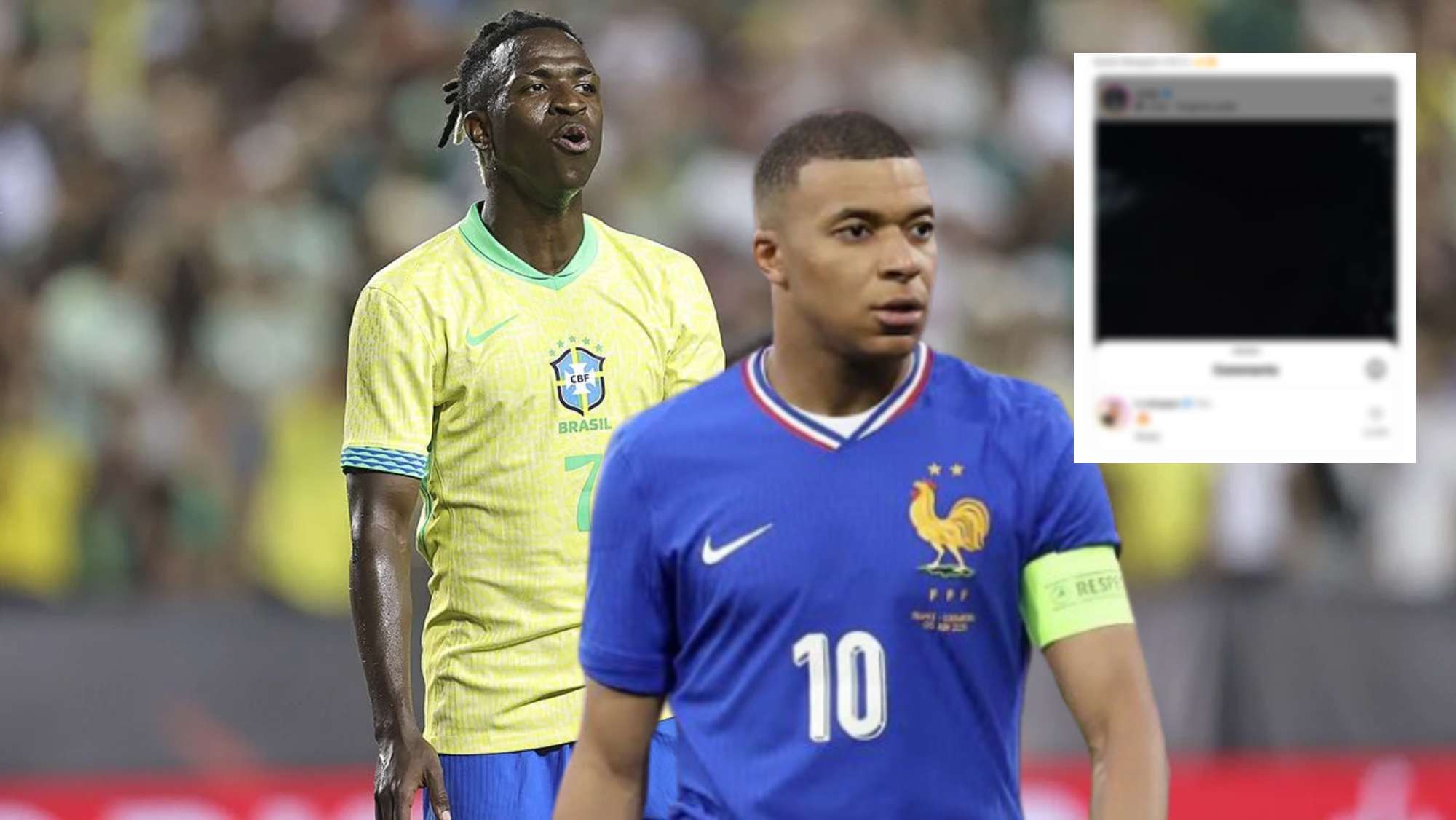 Mbappé responde a Vinicius e ilusiona al madridismo