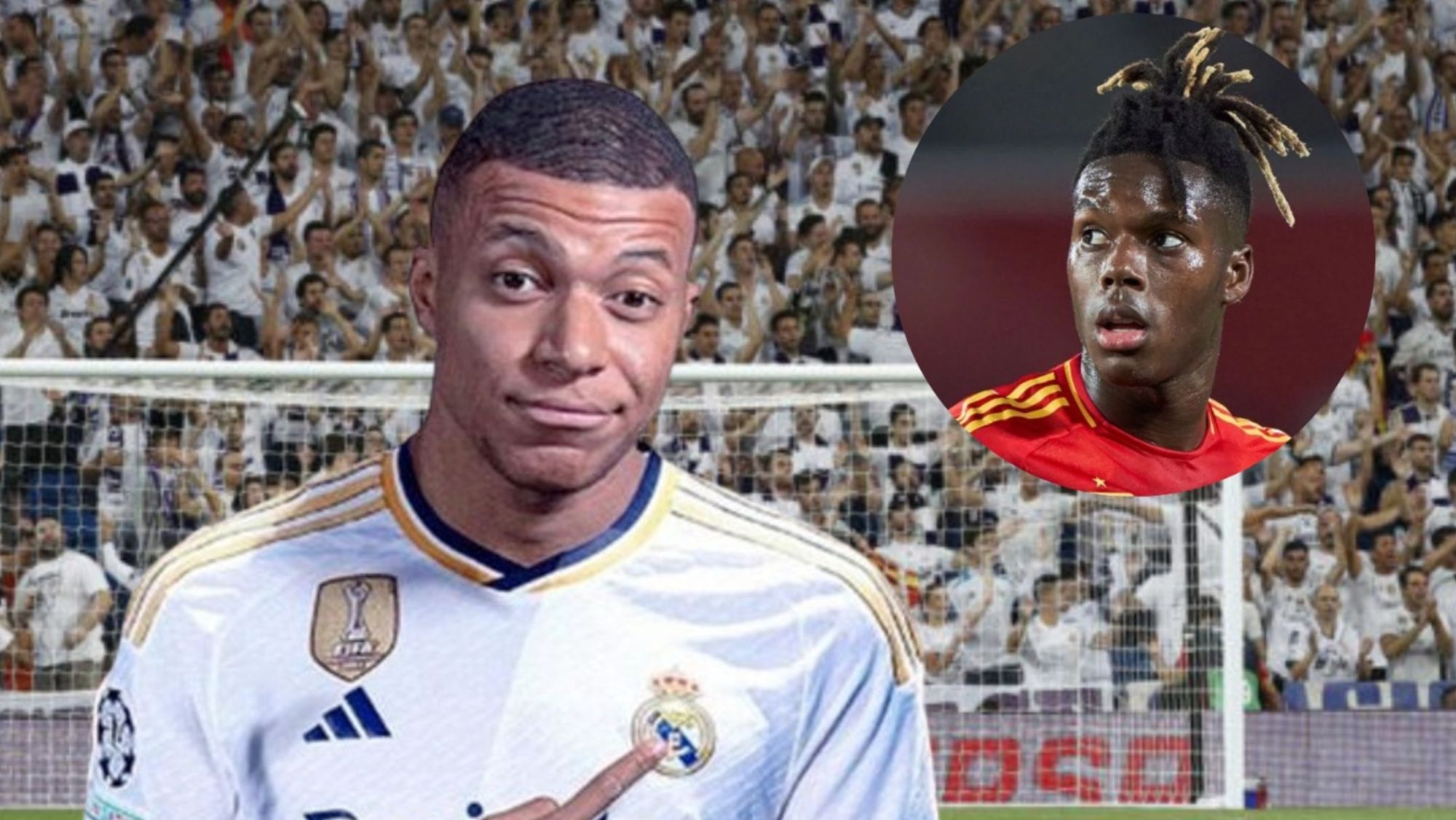 Este crack mundial quiere jugar con Mbappé: se ofrece al Real Madrid como Nico Williams