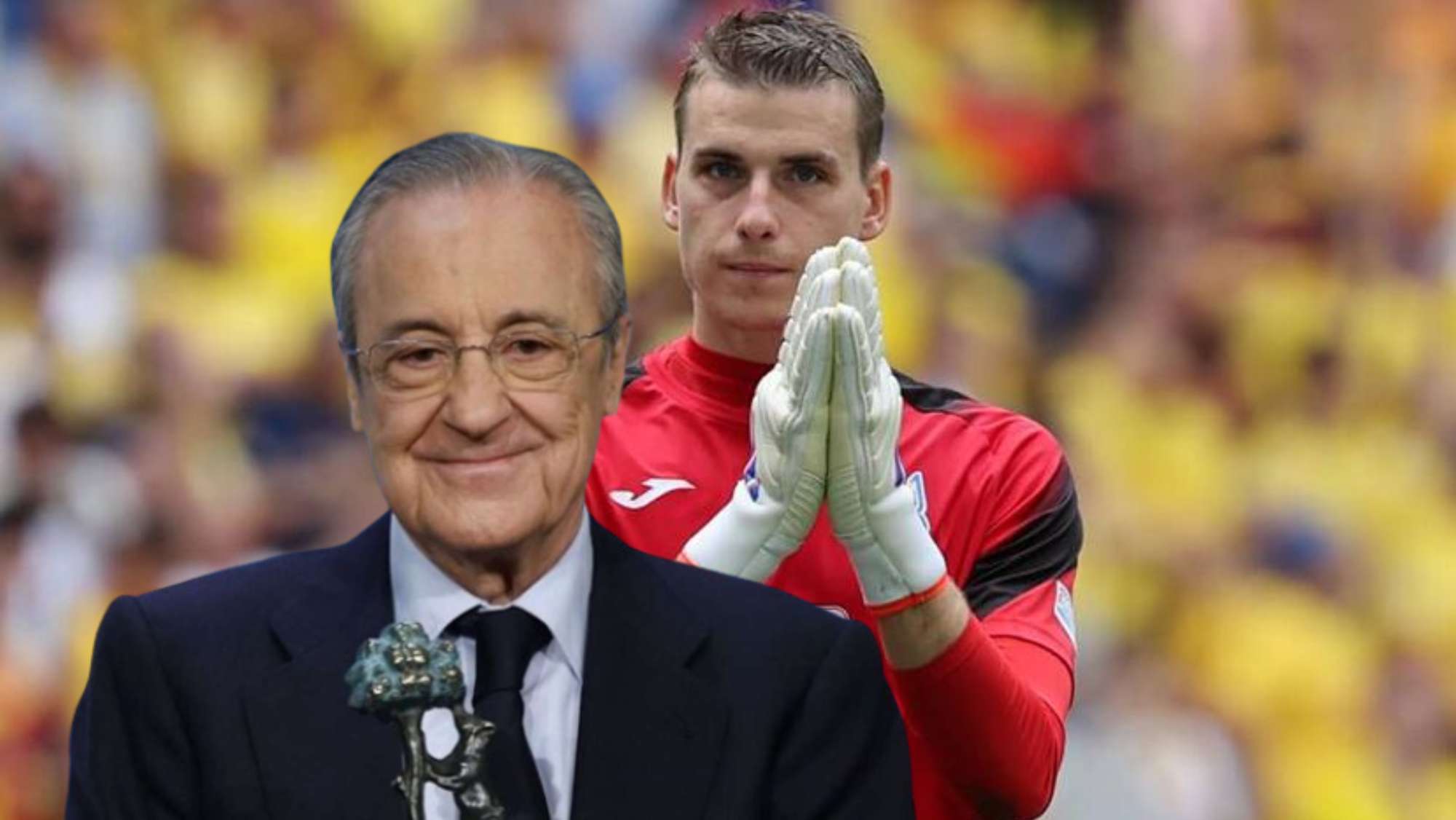 Florentino maneja una opción con Lunin