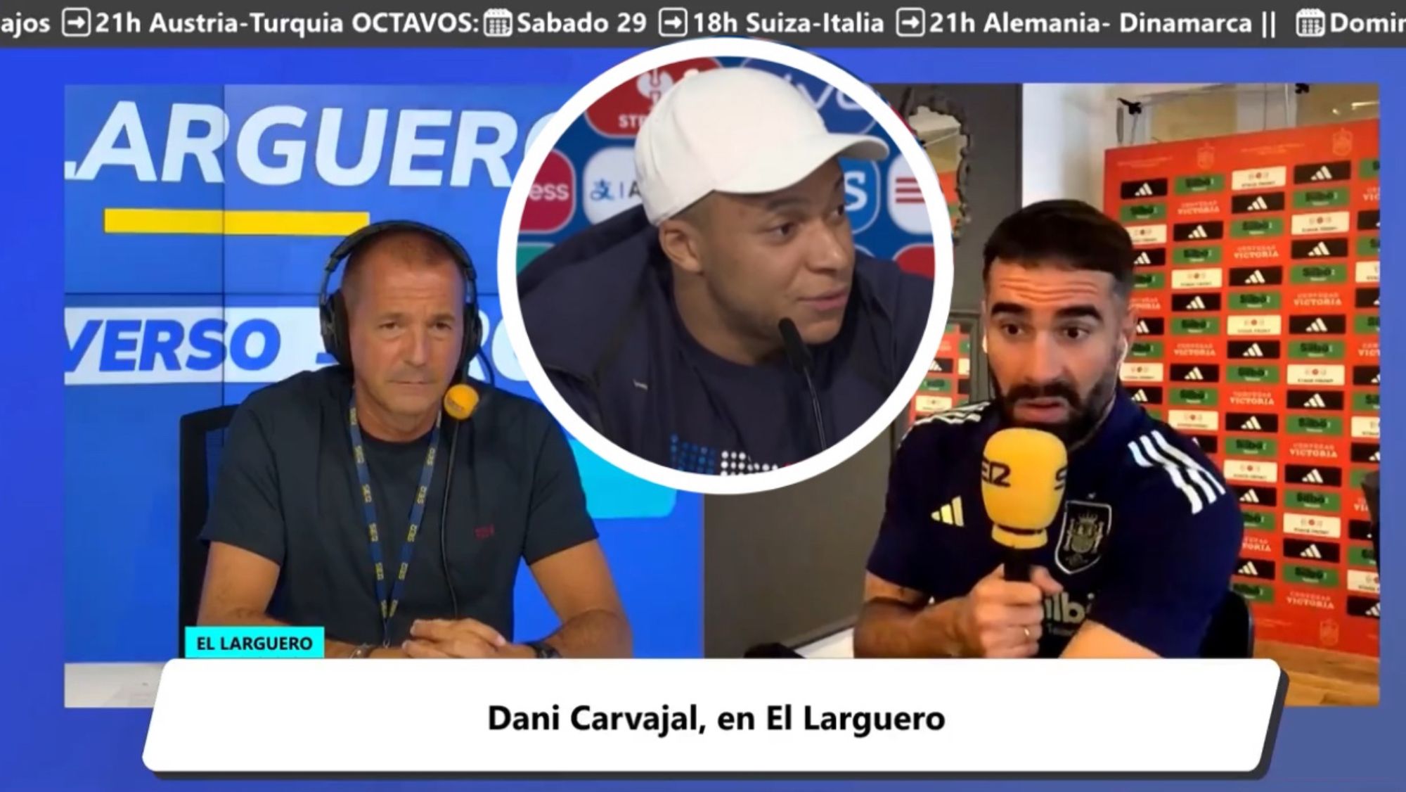 Carvajal responde a Mbappé tras sus famosas palabras en la Eurocopa: "Si él piensa..."